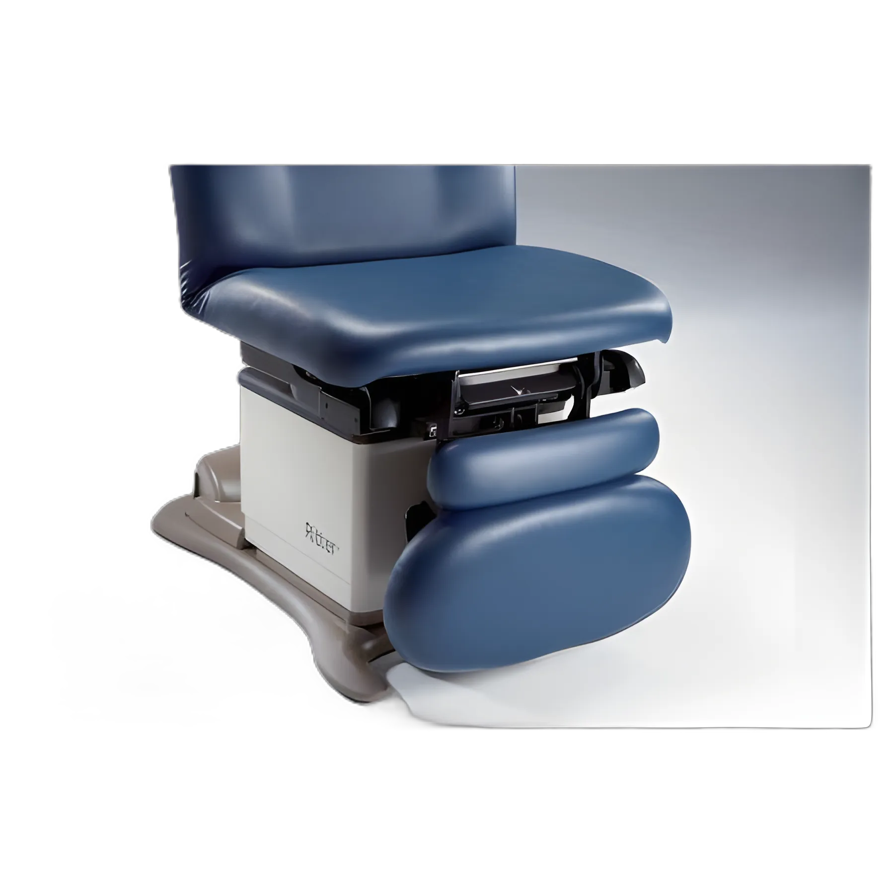Ritter® 230 Examination Table Large Wide Footrest - UltraFree Obsidian Upholstery