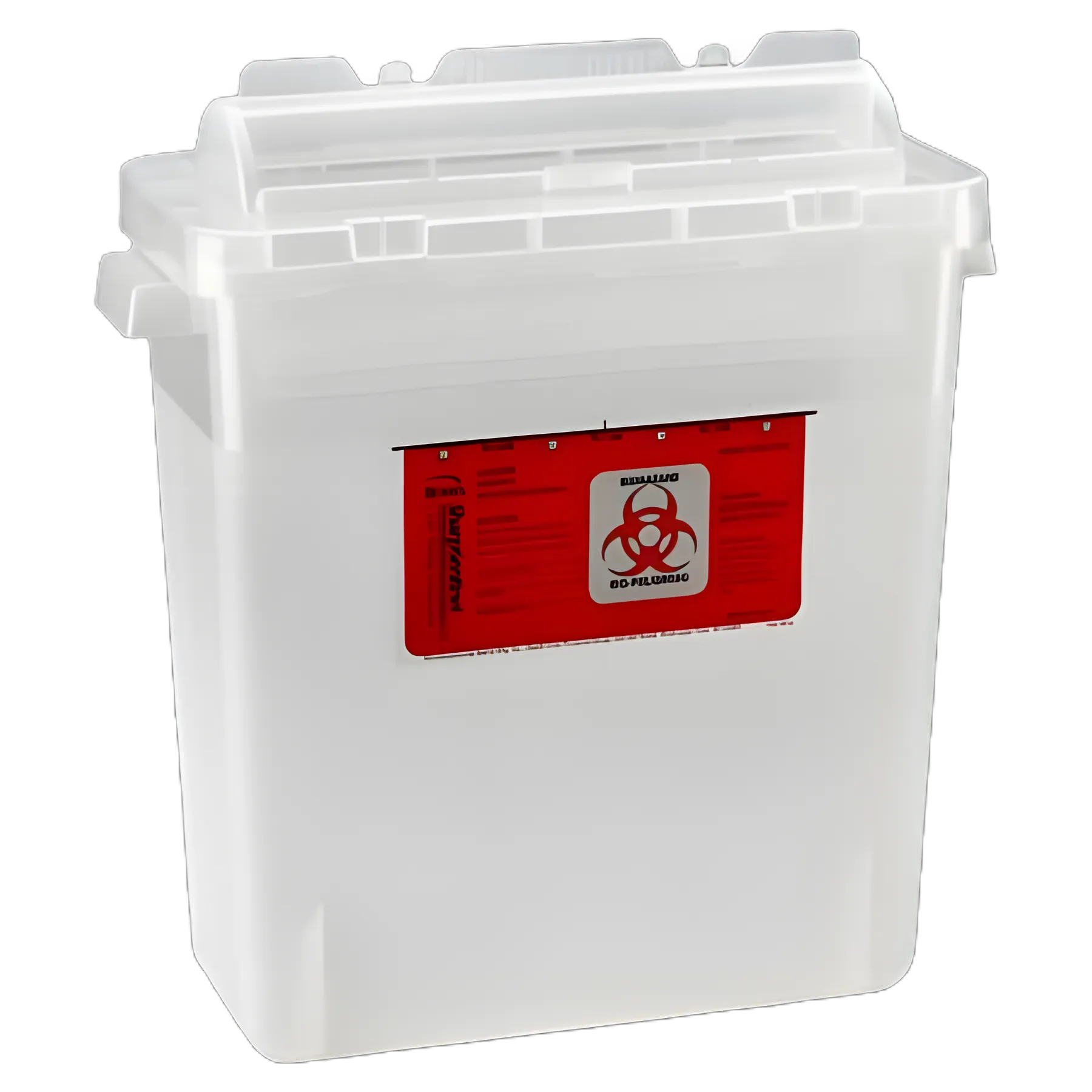 Sharps Container Bemis™ Sentinel Translucent Base 15 H X 13-7/8 L X 6-7/8 W Inch Horizontal Entry 3 Gallon