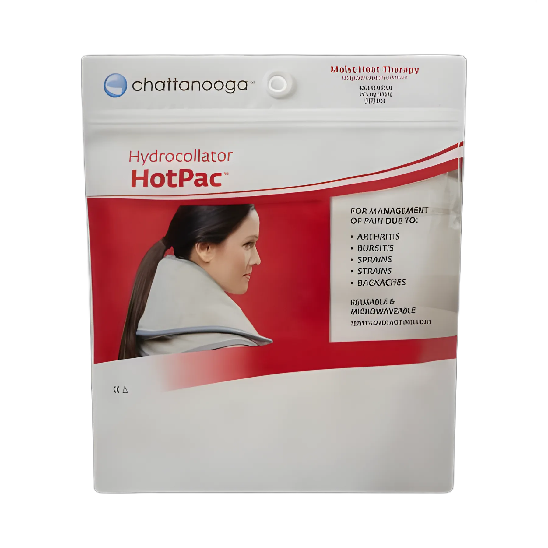 Moist Heat Therapy Pad HotPac™ Contour Neck One Size Fits Most Canvas Reusable