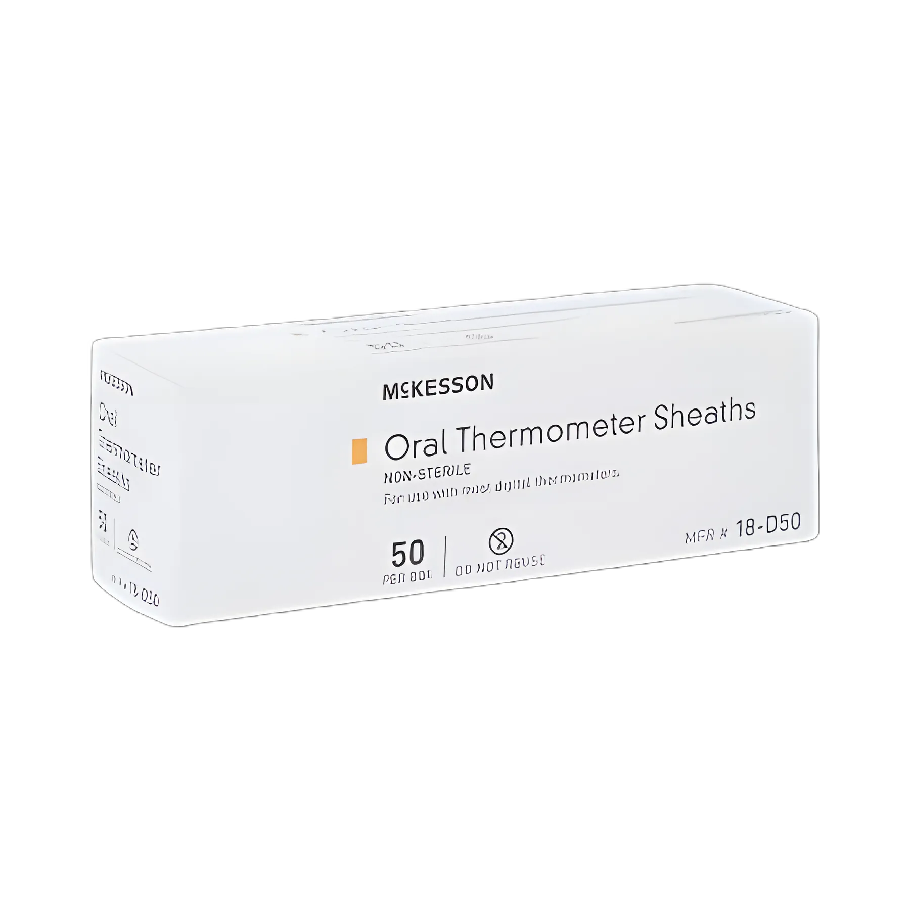 Oral Thermometer Probe Cover McKesson For use with Digital Thermometer 50 per Box