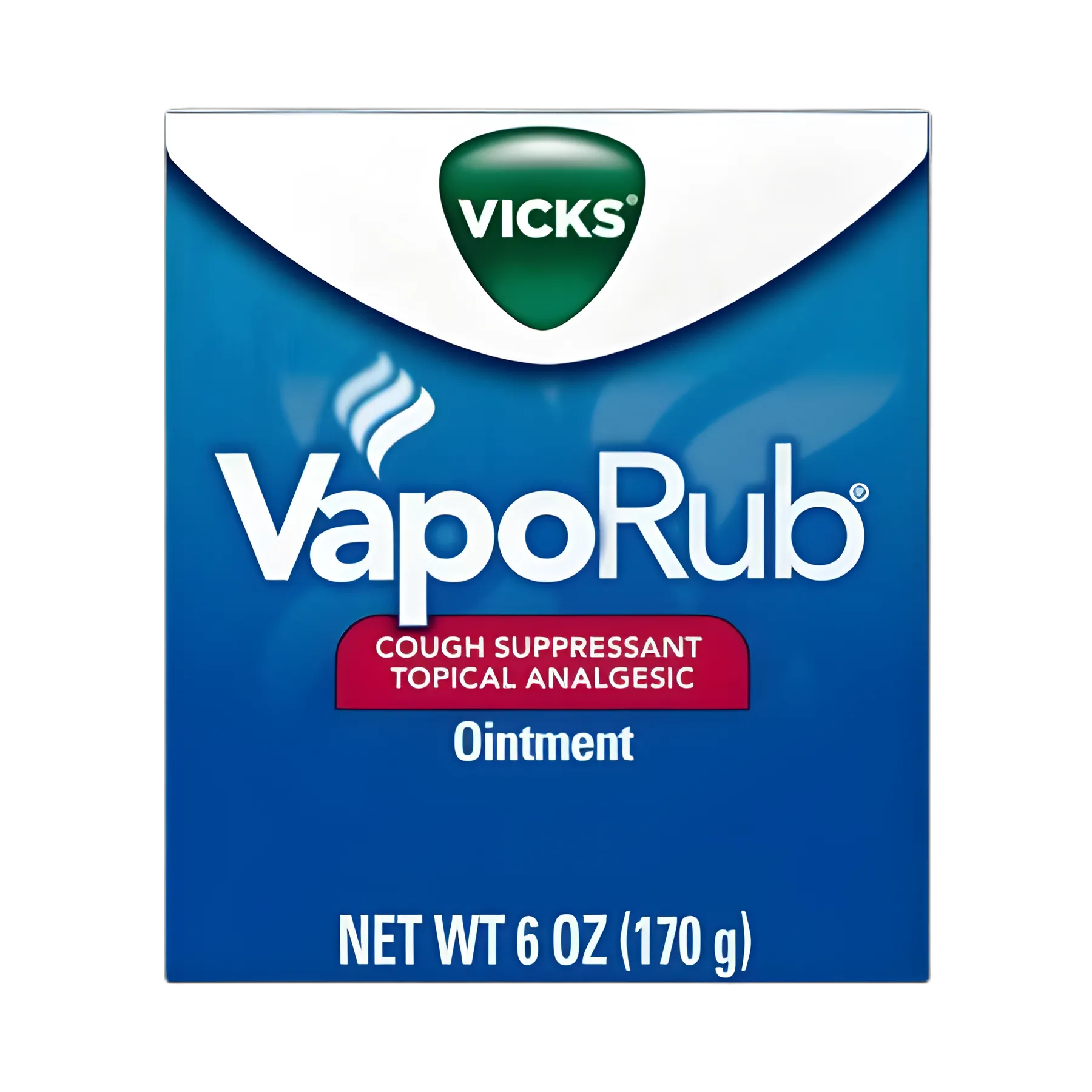 Chest Rub Vicks® VapoRub® 4.8% - 1.2% - 2.6% Strength Ointment 6 oz.