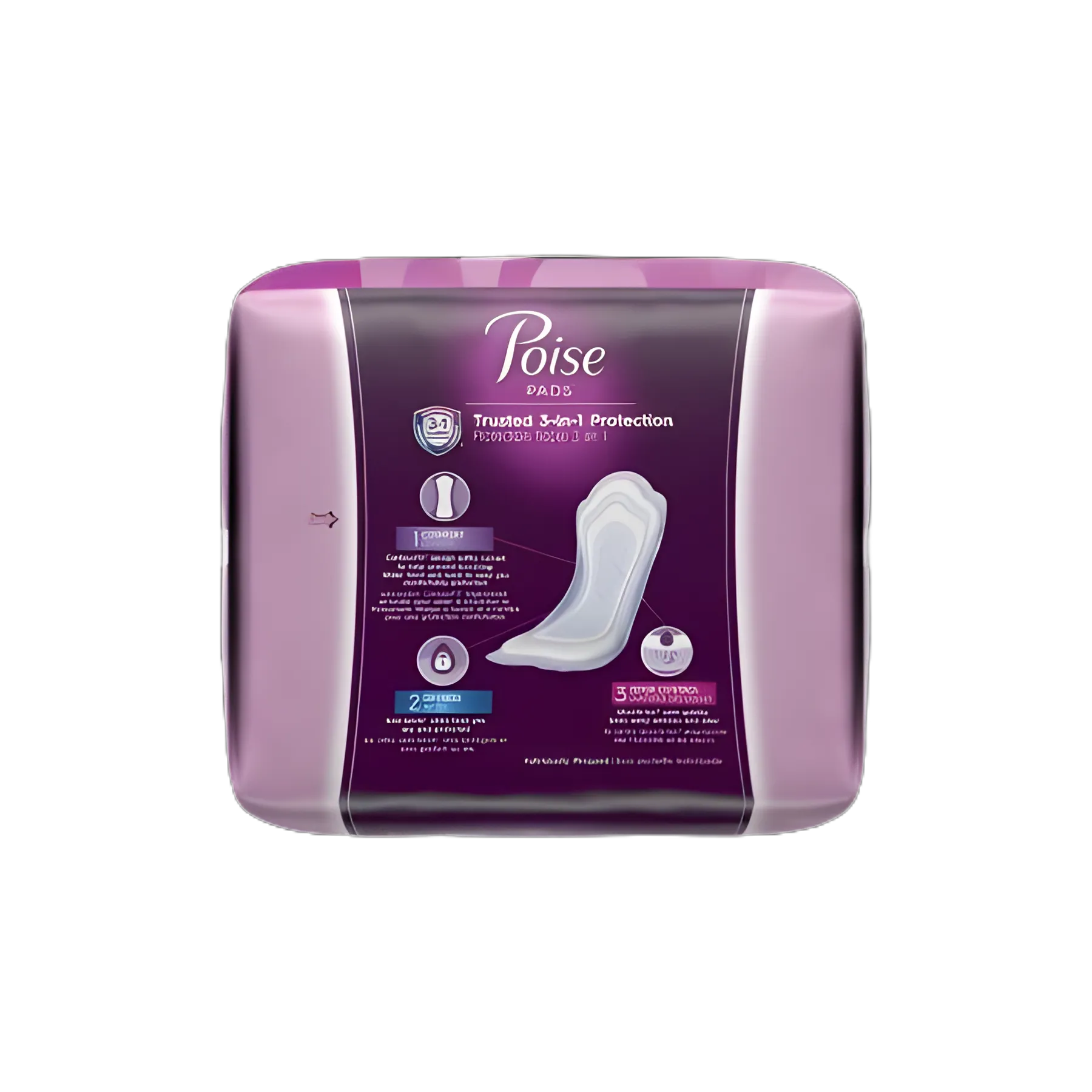 Poise® Bladder Control Pad, 10.47 Inch, Moderate Absorbency, Sodium Polyacrylate Core