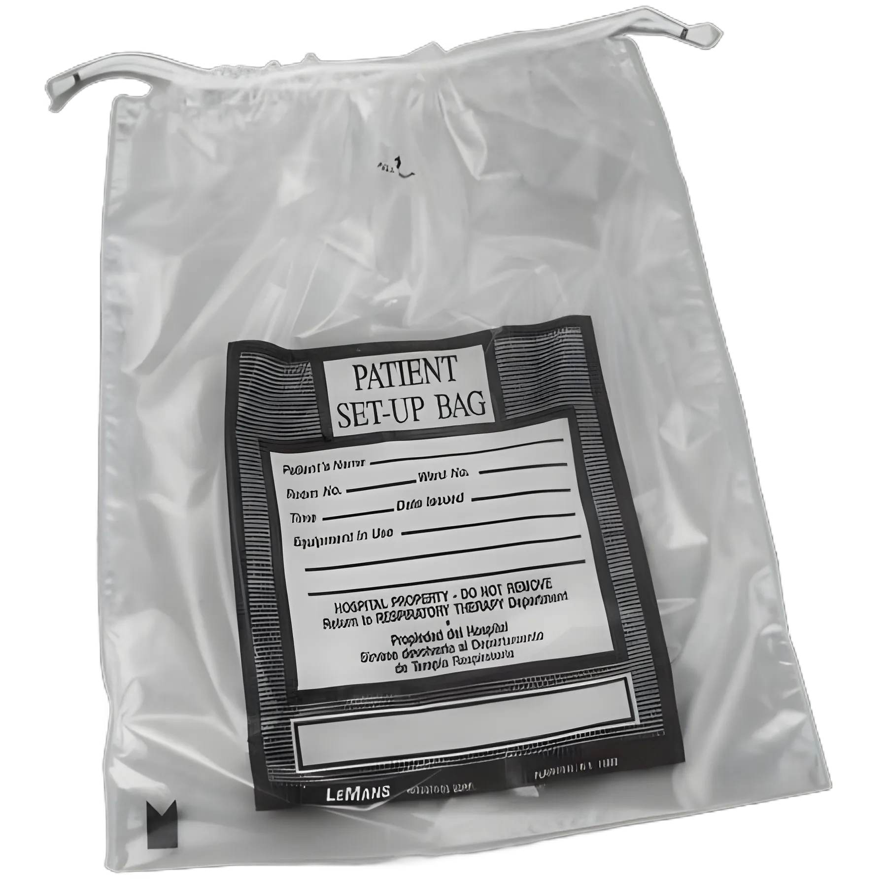 Patient Set-Up Bag Curaplex 12 X 14 Inch Clear Plastic