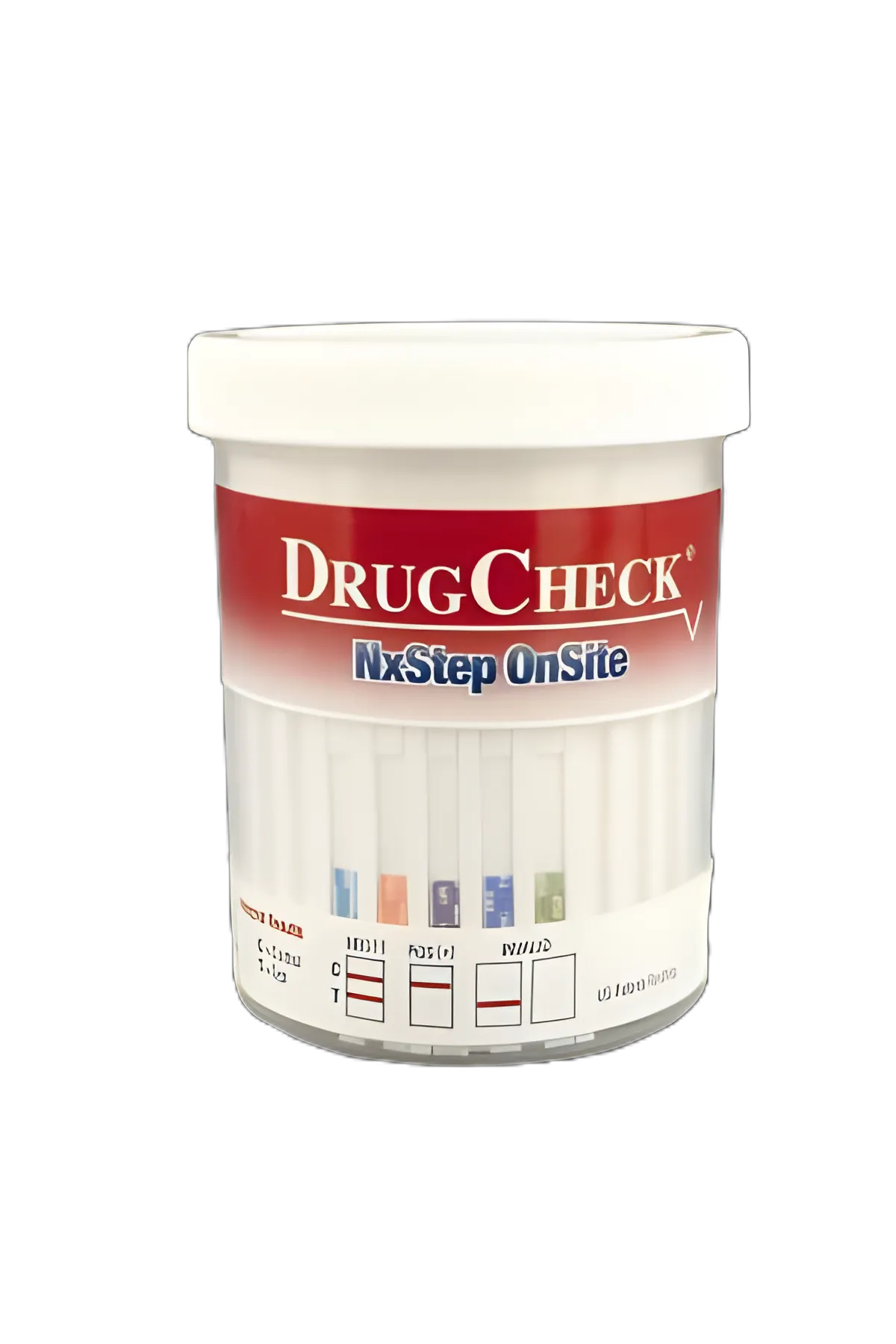 Drugs of Abuse Test Kit DrugCheck® NxStep OnSite AMP, COC, OPI, PCP, THC 25 Tests CLIA Waived