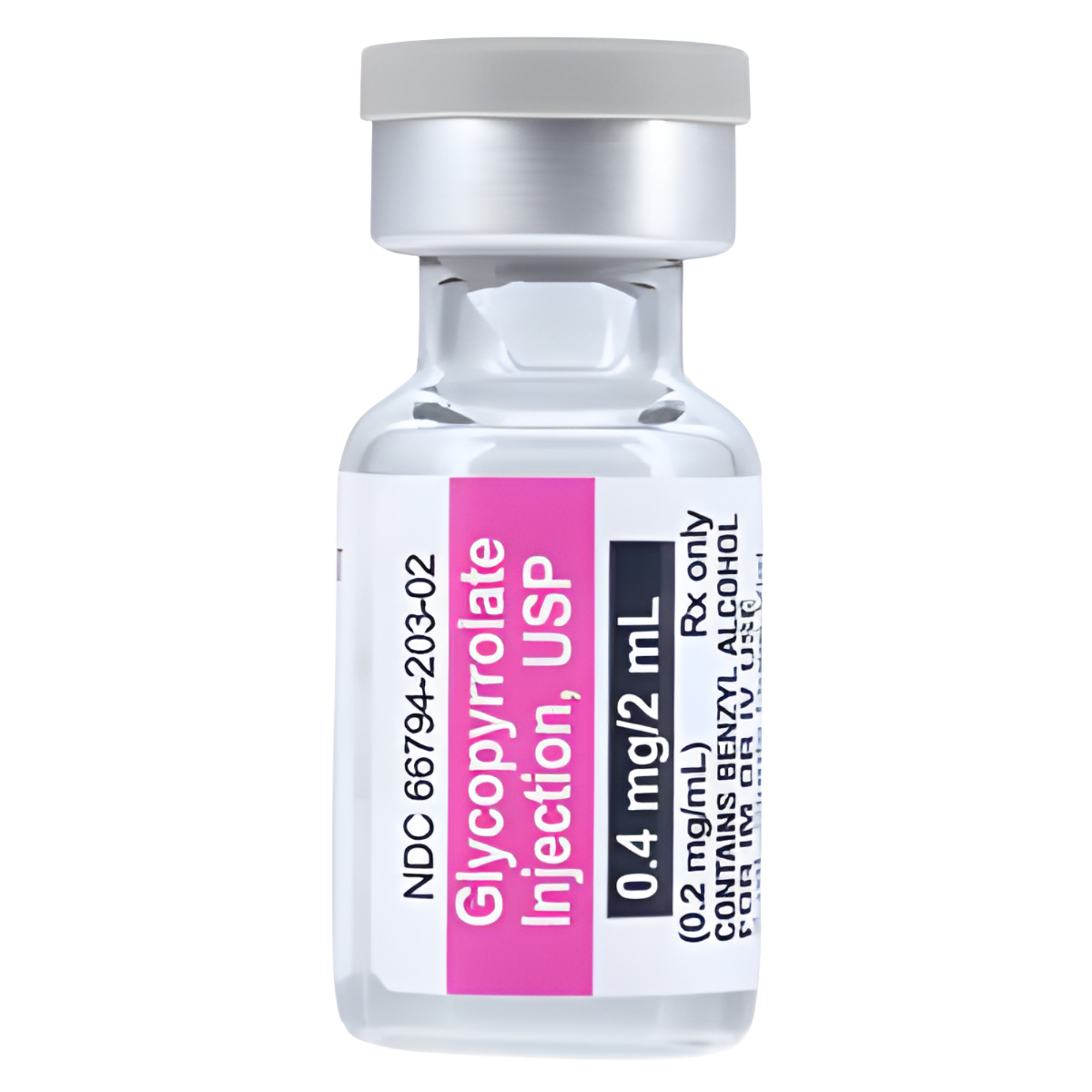 GLYCOPYRROLATE 0.4 MG SDV 25X2 ML (25/BX)