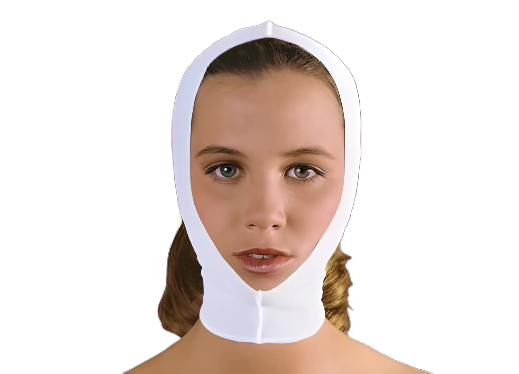 Facial Support Wrap Medium Soft-Flex Spandex White