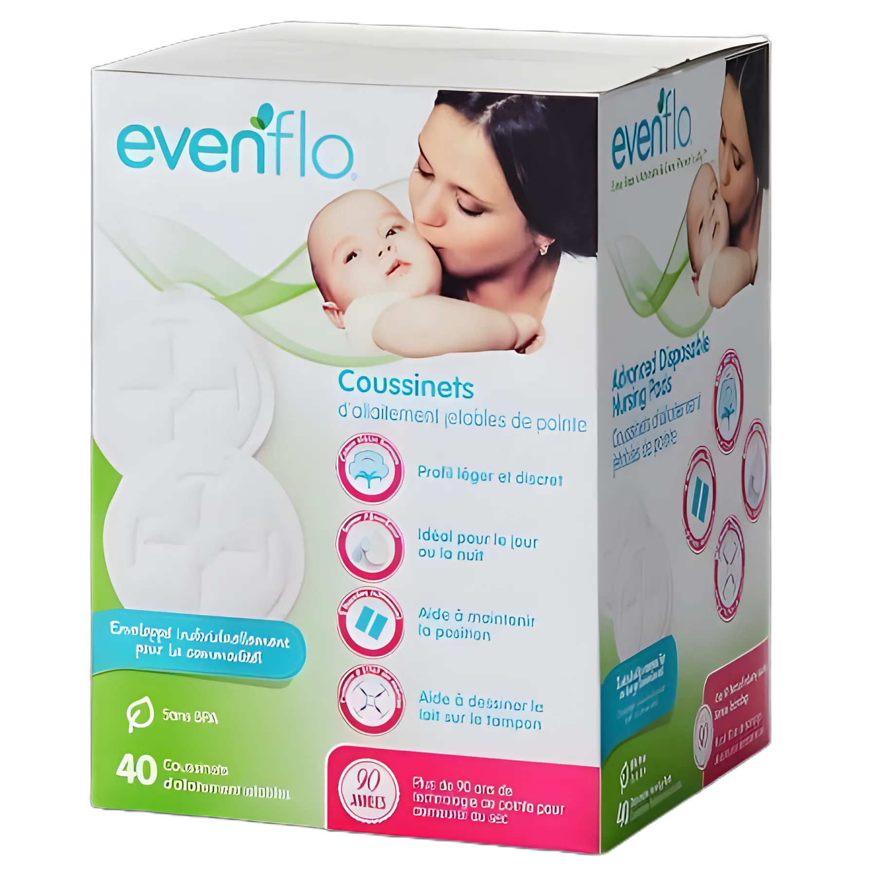Evenflo Advanced Disposable Nursing Pads - Leak-Proof Comfort