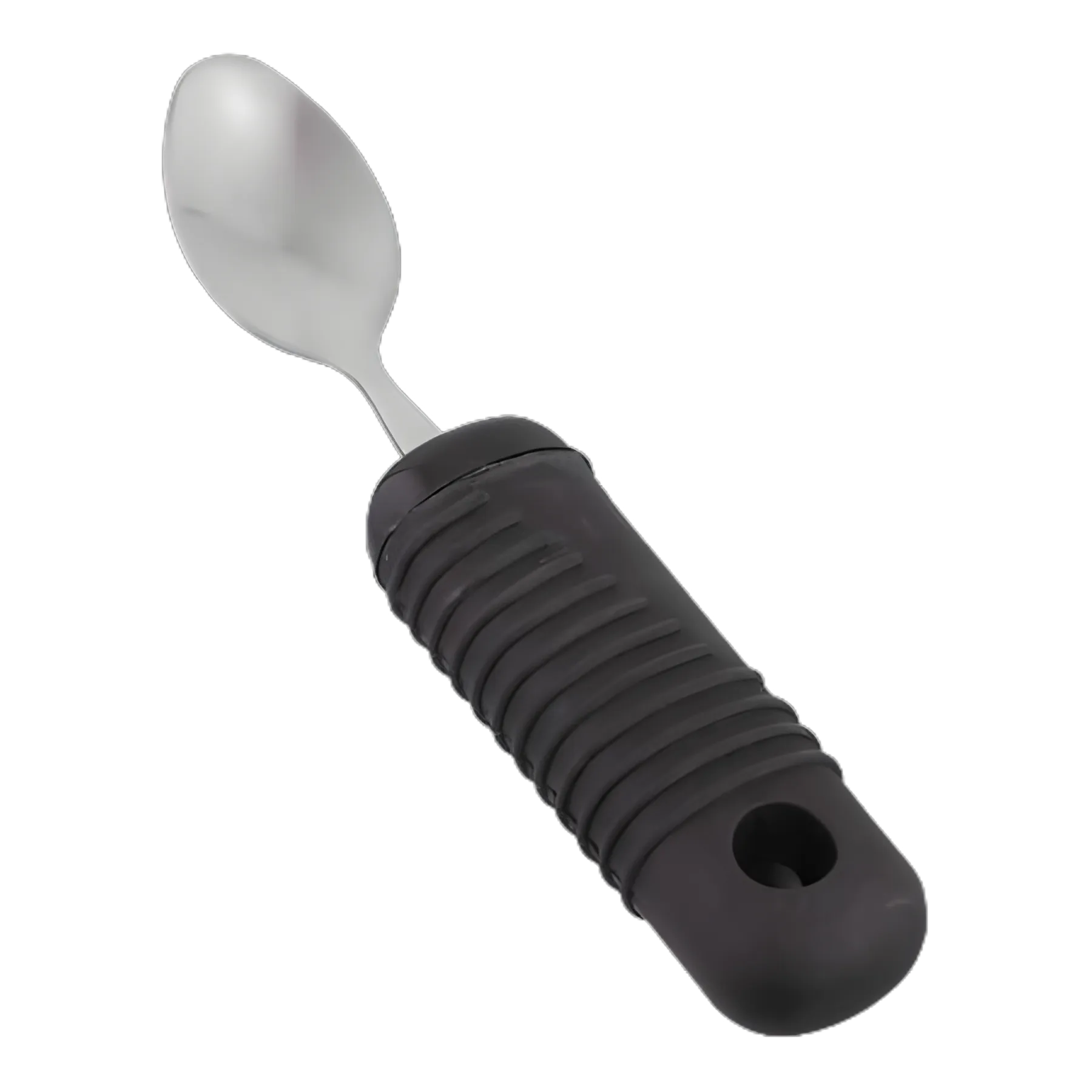 Teaspoon Sure Grip™ Adaptive Silver / Black Stainless Steel / Rubber