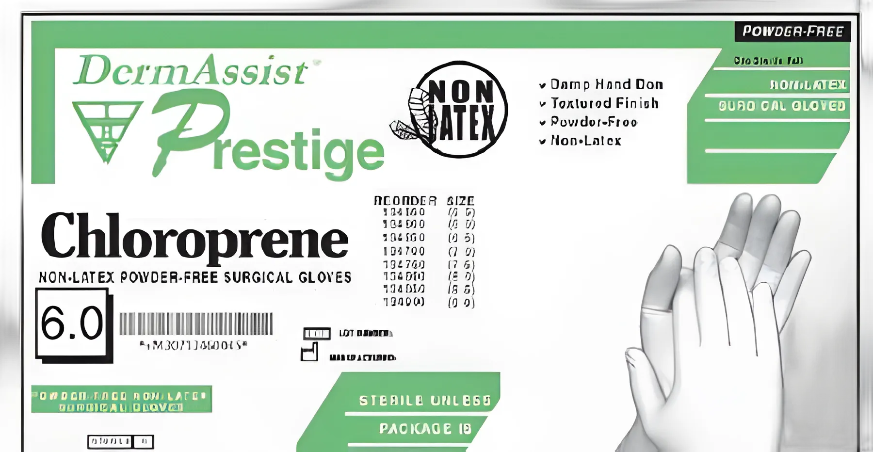Surgical Glove DermAssist® Prestige® Size 9 Sterile Polyisoprene Standard Cuff Length Fully Textured Ivory Not Chemo Approved
