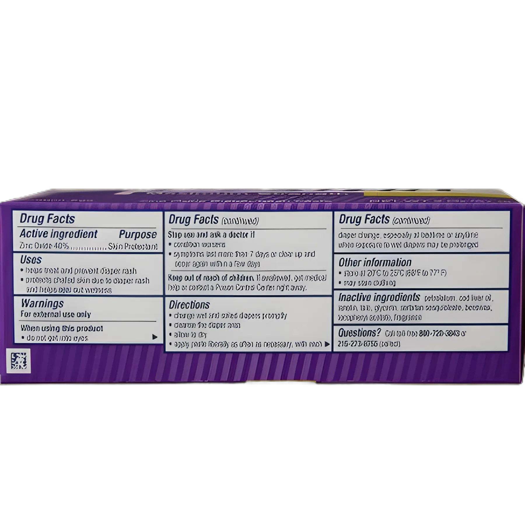 Diaper Rash Treatment Desitin® 2 oz. Tube Unscented Paste