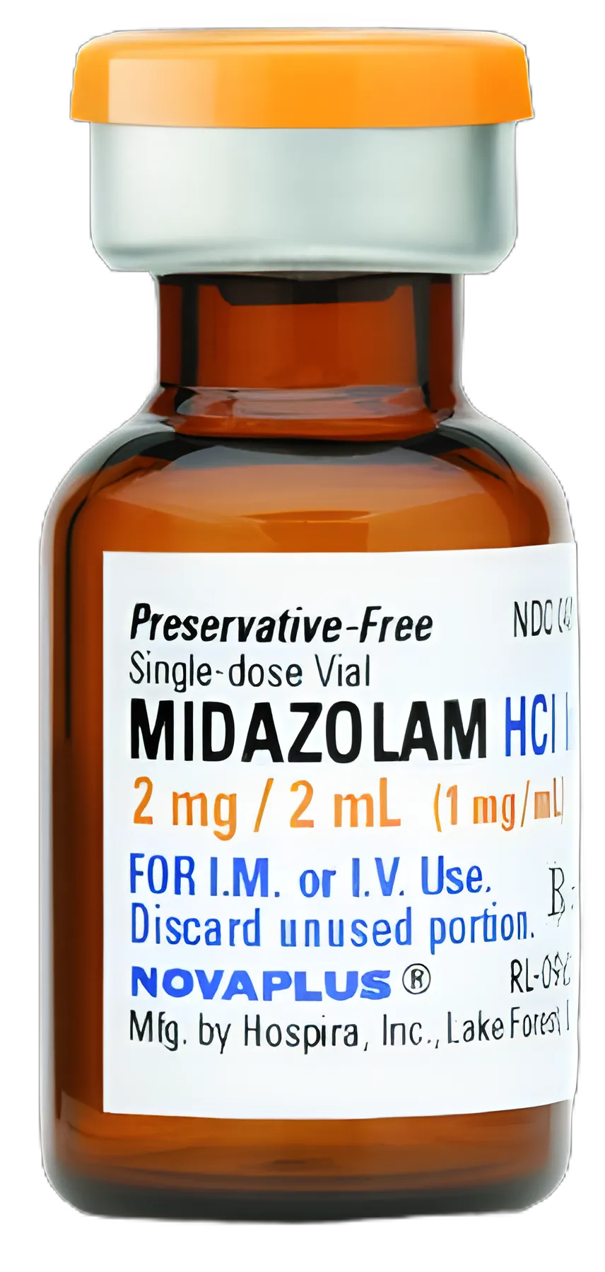 Midazolam HCl 1 mg / mL Injection Vial 5 mL CIV - 00409230505