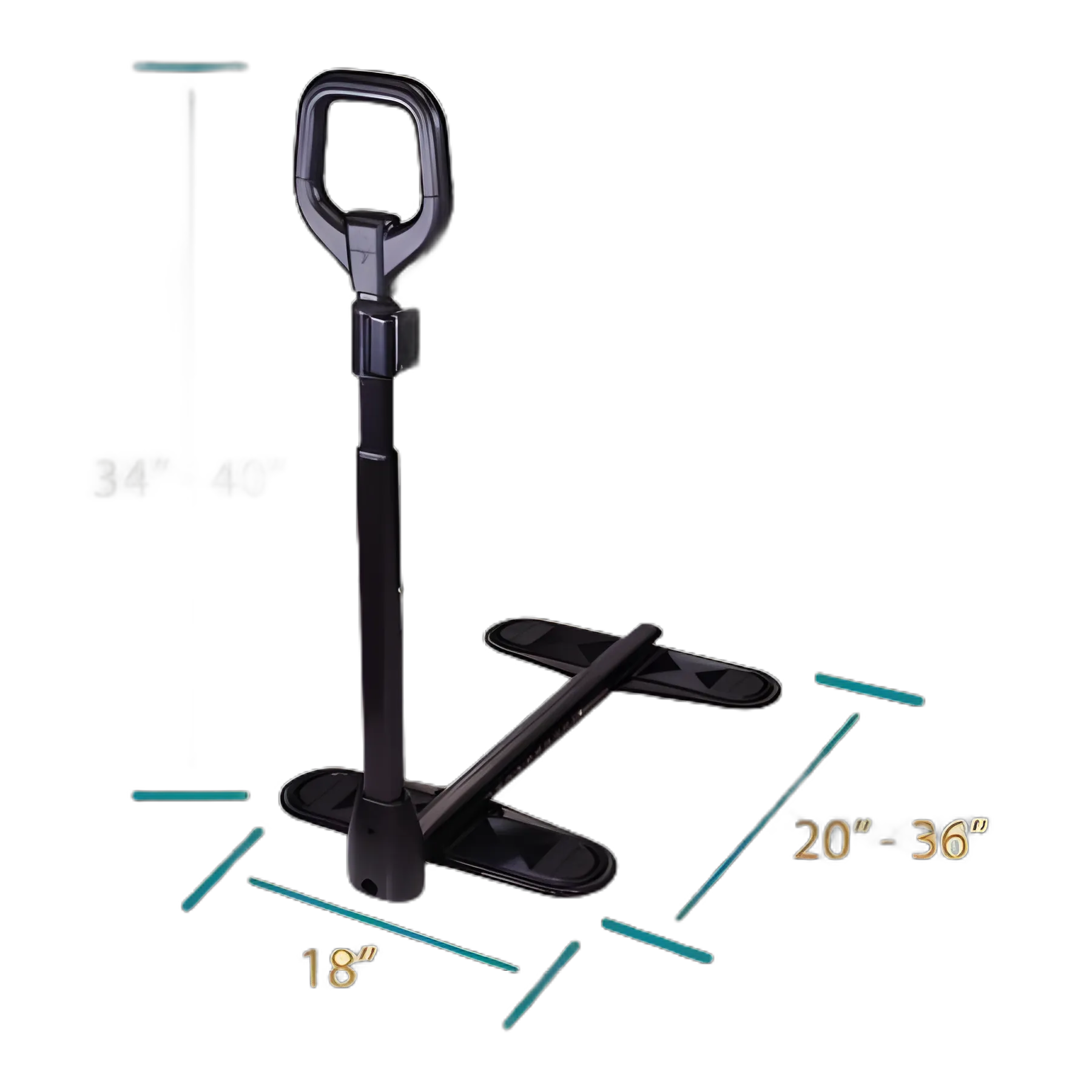 Standing Aid Stander™ Couch Cane Black Steel