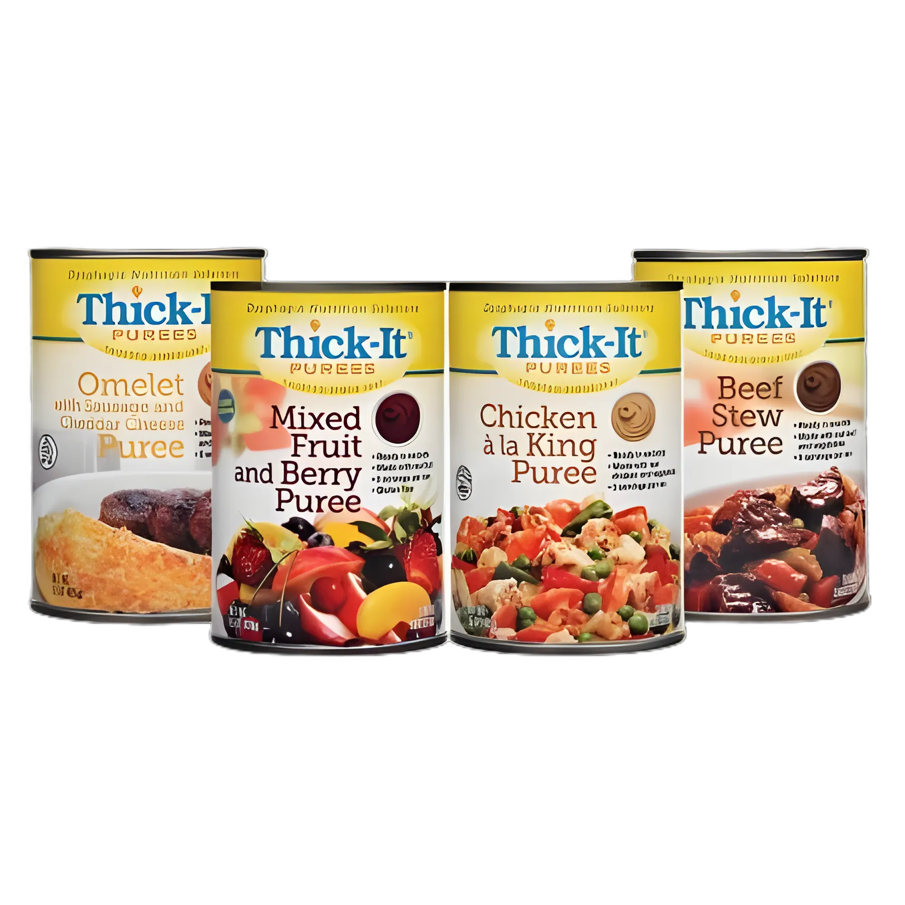 Thickened Food Thick-It® 15 oz. Can Sausage / Cheese Omelet Flavor Puree IDDSI Level 4 Extremely Thick/Pureed