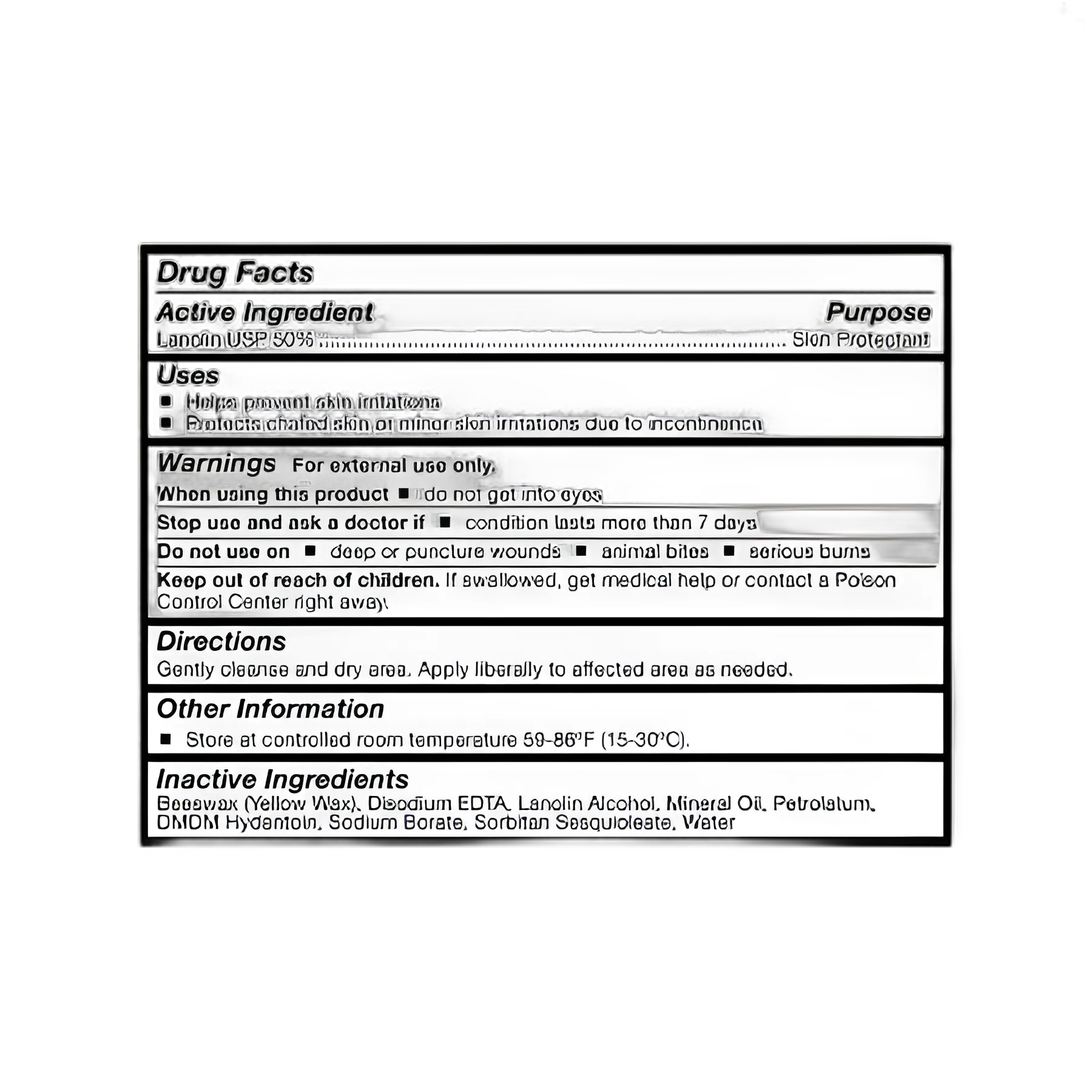 Skin Protectant Mckesson 5 Gram Individual Packet Unscented Cream