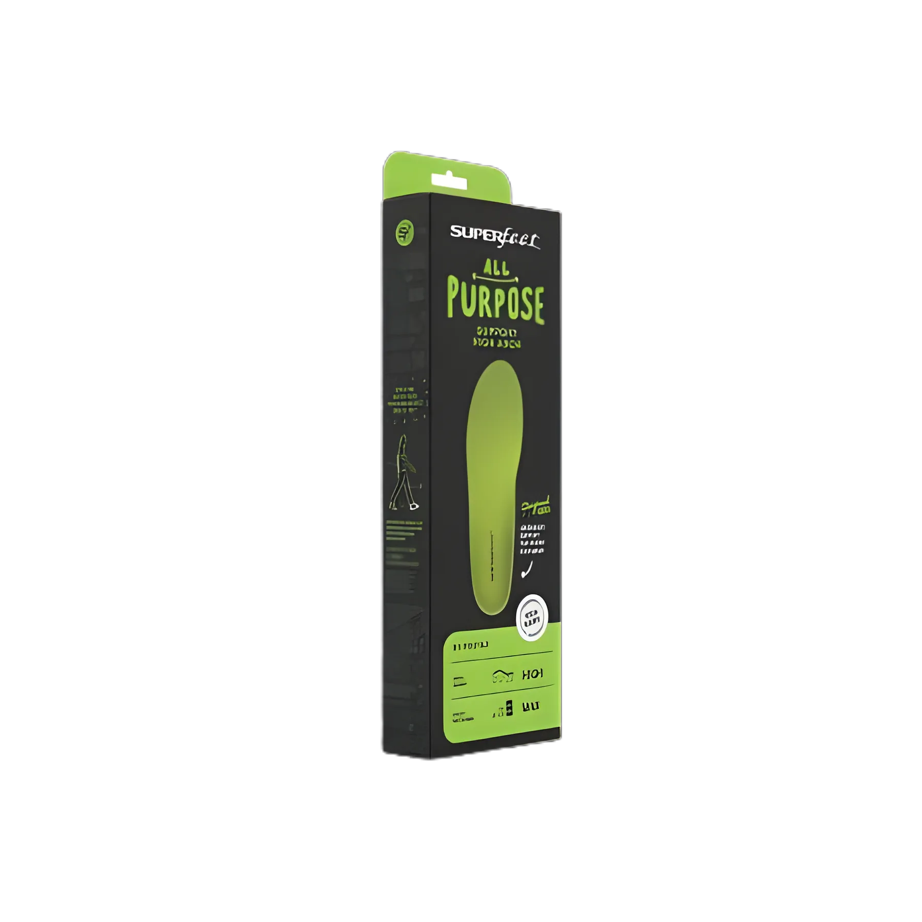 Performance® Insole High Density Foam Green Male 9-1/2 to 11 / Female 10-1/2 to 12