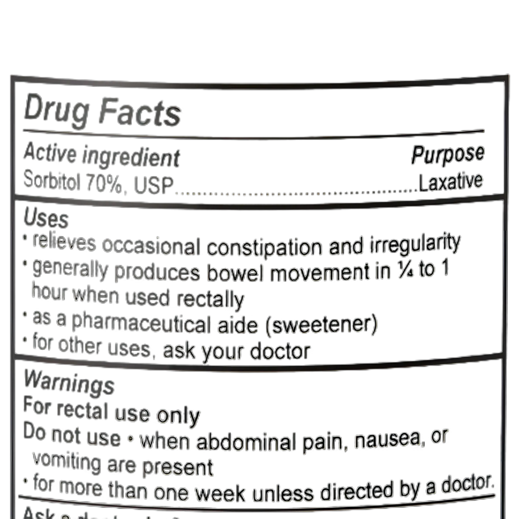 Diuretic Laxative Geri-Care® Liquid 16 oz. 70% Strength Sorbitol