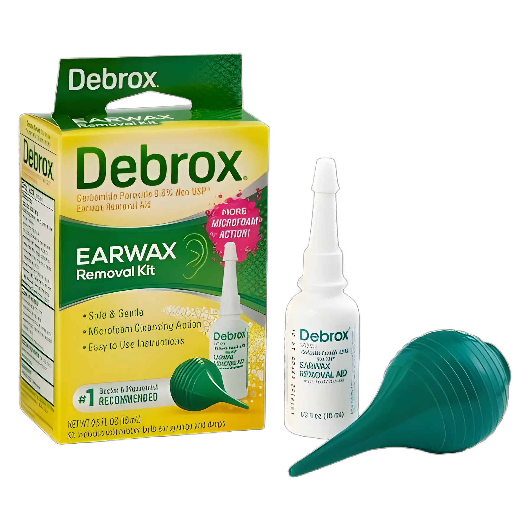 Ear Wax Remover Debrox® 0.5 oz. Otic Drops 6.5% Strength Carbamide Peroxide - 04203710479