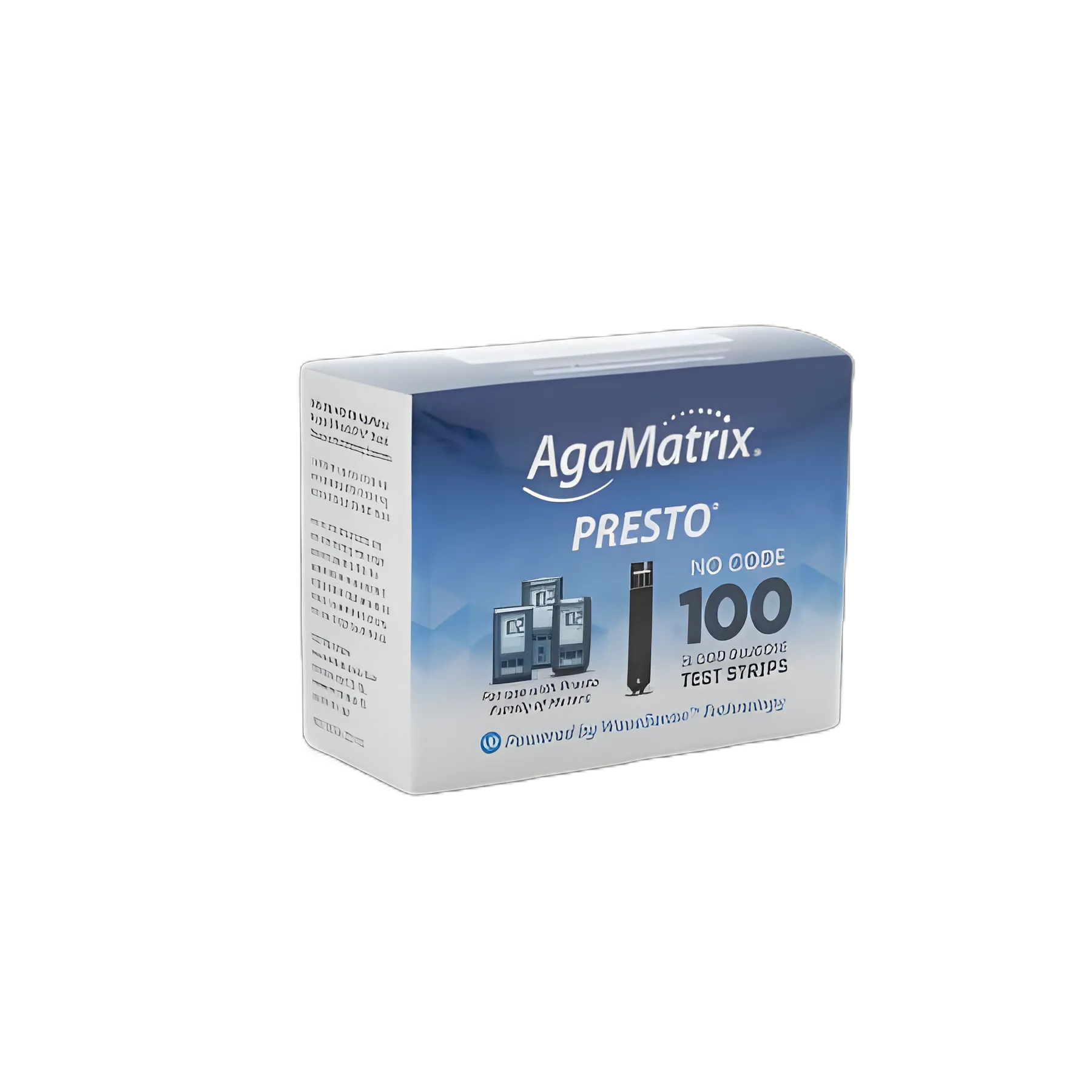 Blood Glucose Test Strips Wavesense® Presto® 100 Strips per Pack