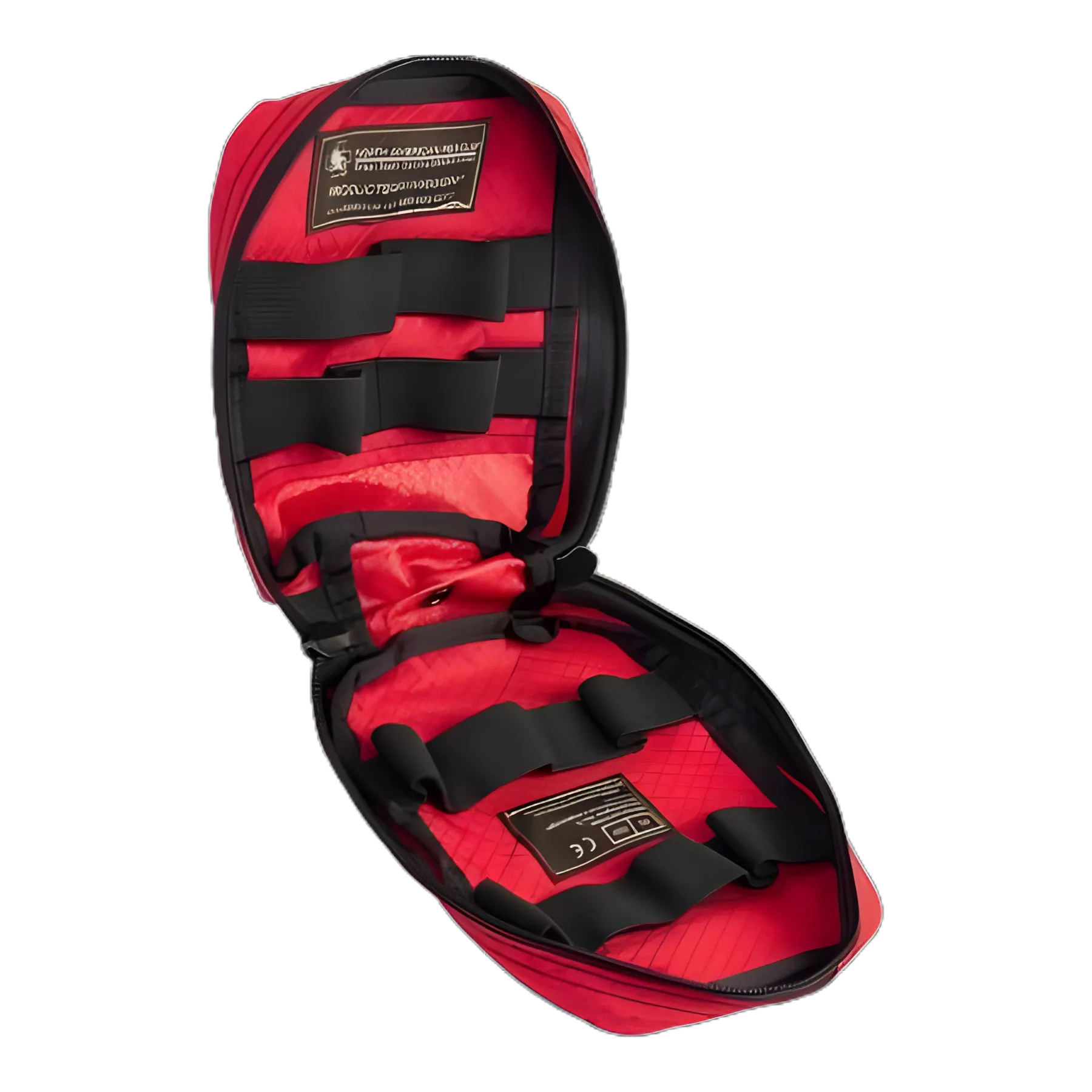 Bleeding Control Kit Bag Red Nylon 2-1/2 X 5 X 7 Inch