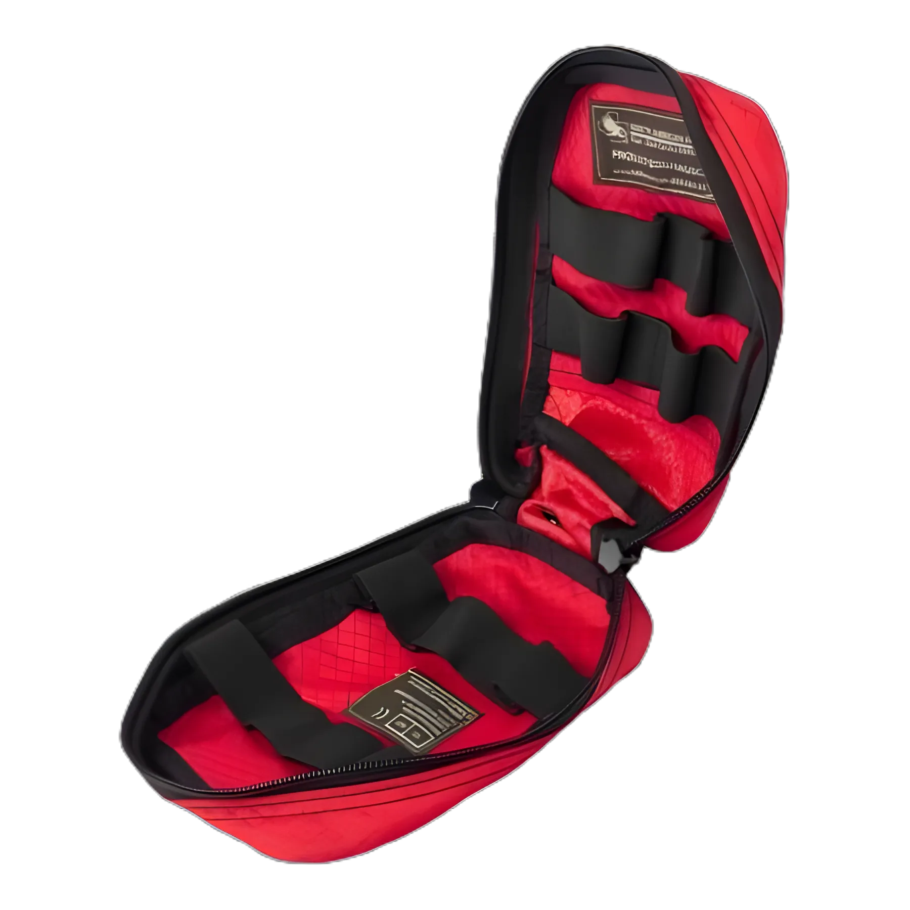 Bleeding Control Kit Bag Red Nylon 2-1/2 X 5 X 7 Inch