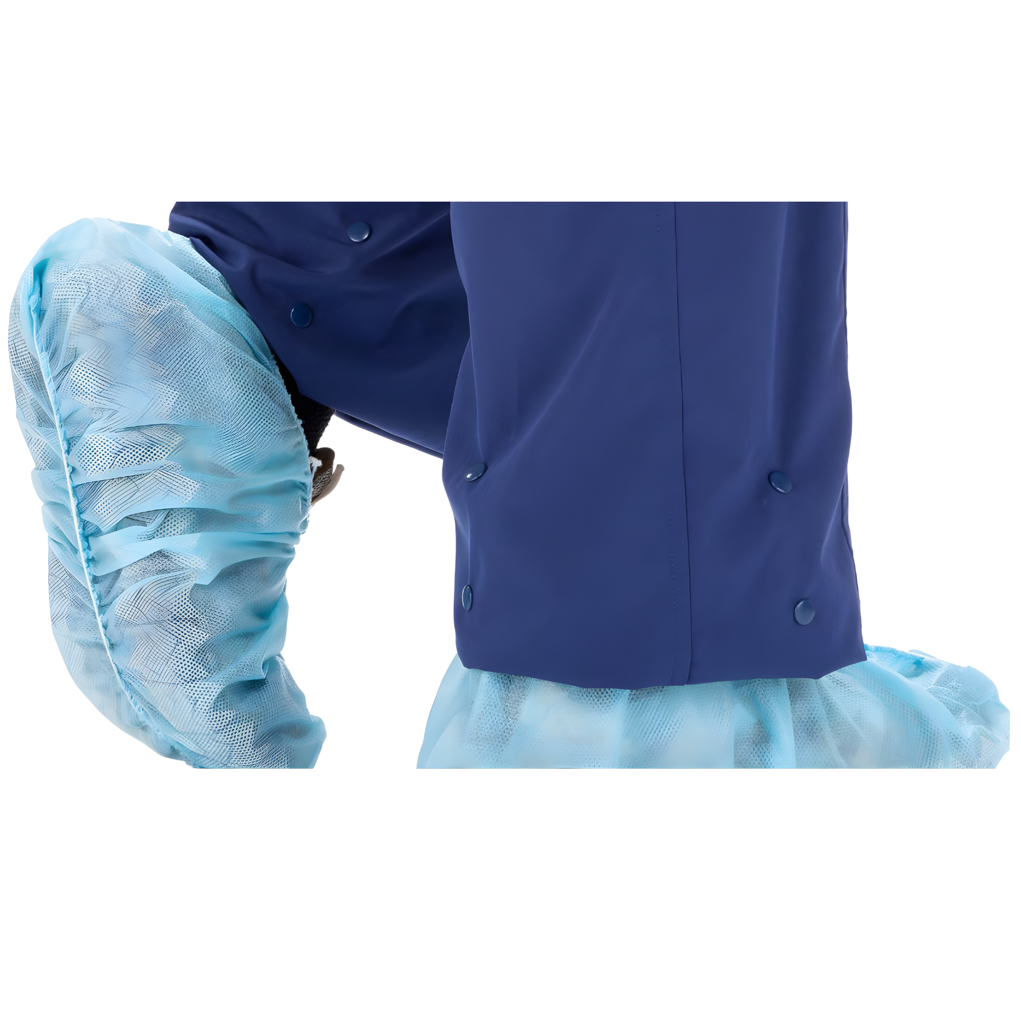 Cardinal Health™ Convertors® Anti-Skid Shoe Cover Universal, Blue, Spunbonded Polypropylene