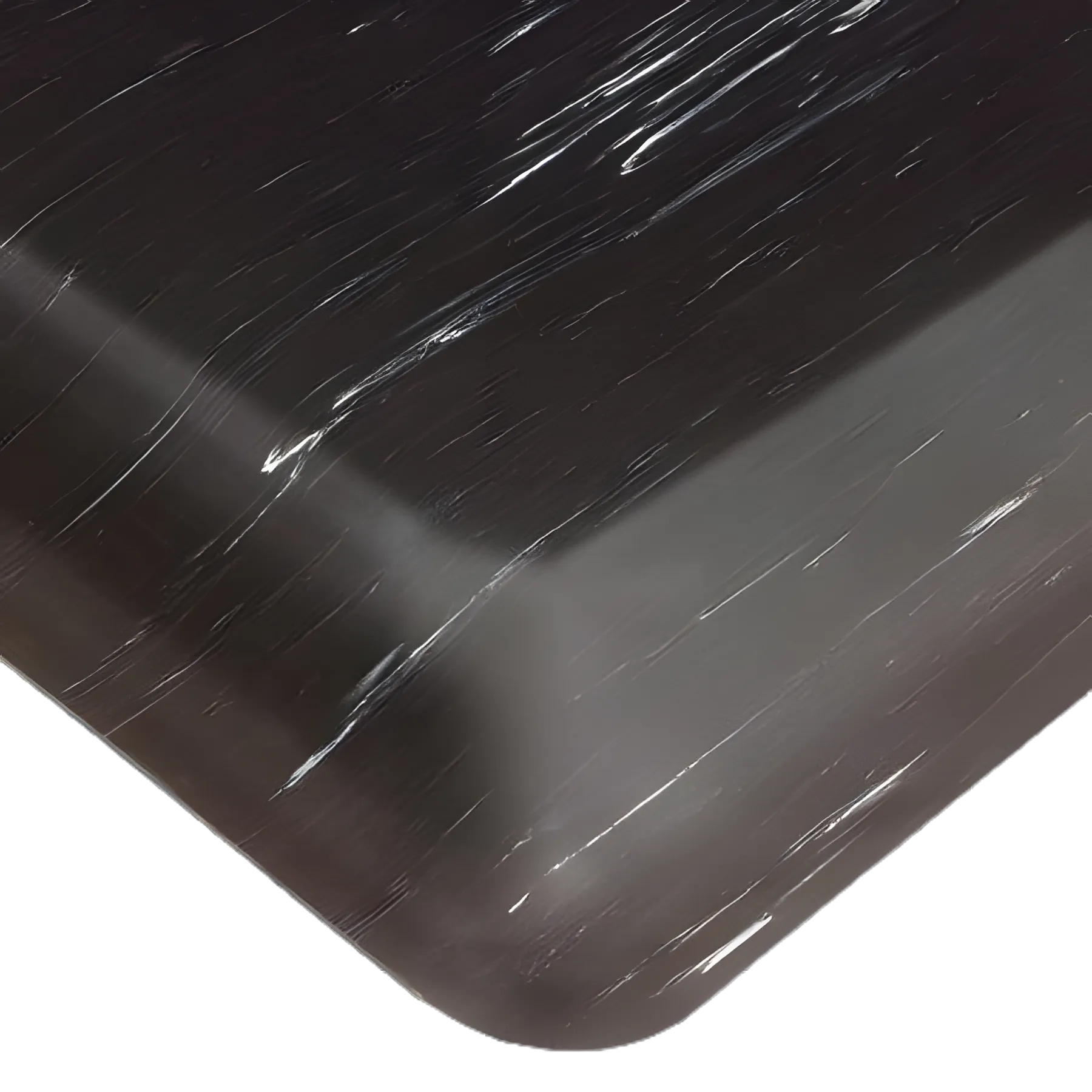 Anti-Fatigue Floor Mat Tile-Top™ AM SpongeCote® 2 X 3 Foot Charcoal Gray PVC / Anti-Microbial Nitrile Infused Sponge