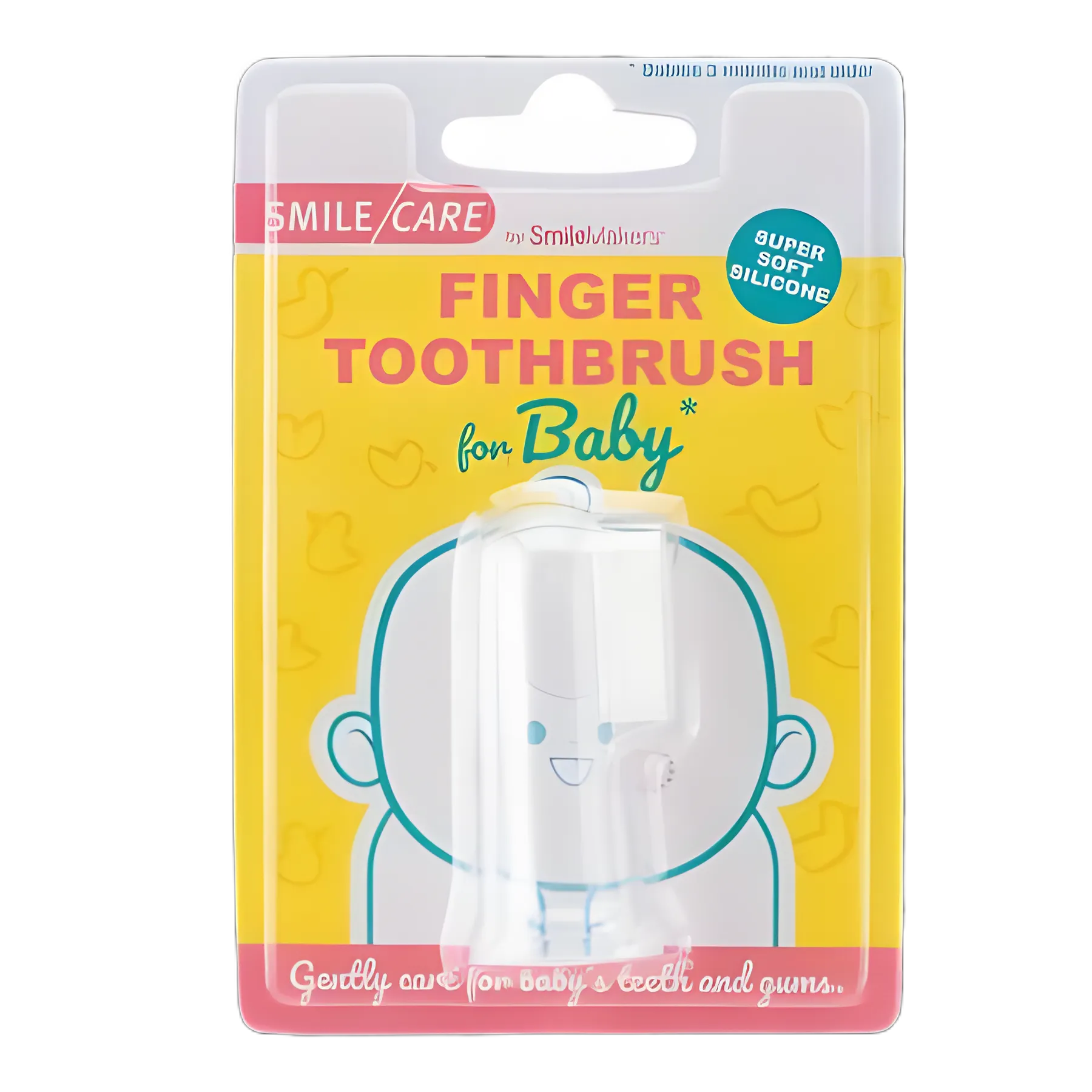 Finger Tootbrush SmileCare™ White Infant / Toddler Silicone