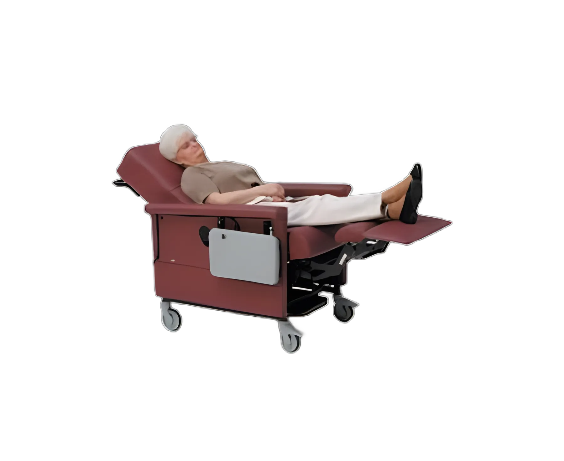 54 Series Manual Recliner for Patient Transport - Bonnie Blue