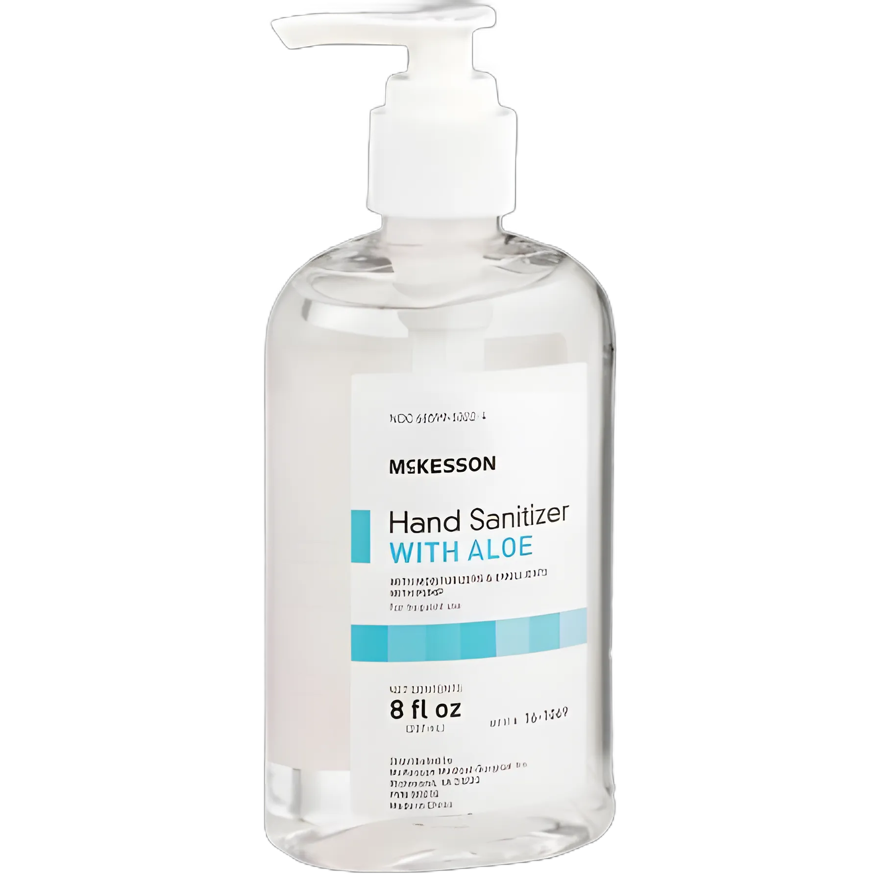 Hand Sanitizer with Aloe McKesson 8 oz. Ethyl Alcohol Gel Pump Bottle