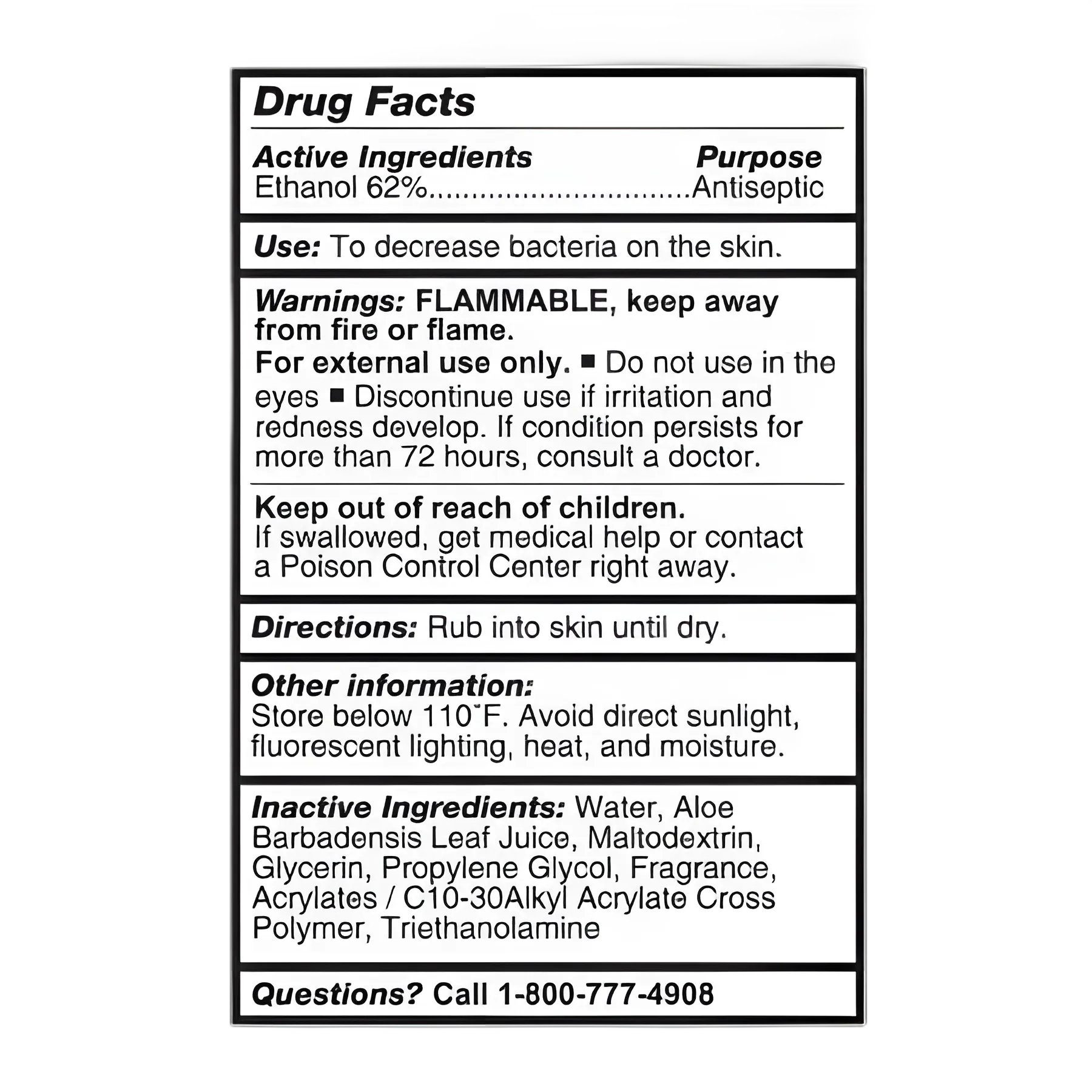 Hand Sanitizer with Aloe McKesson 8 oz. Ethyl Alcohol Gel Pump Bottle