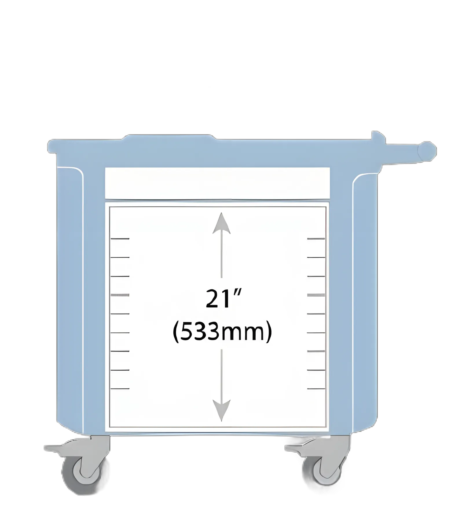 Emergency Cart Lifeline™ 37-7/8 X 23-1/8 X 38-1/8 Inch Without Drawers