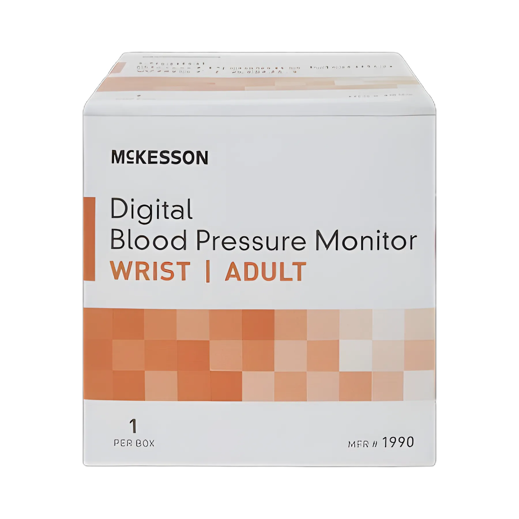 Home Automatic Digital Blood Pressure Monitor McKesson Brand One Size Fits Most Cuff Nylon Cuff Desk Model