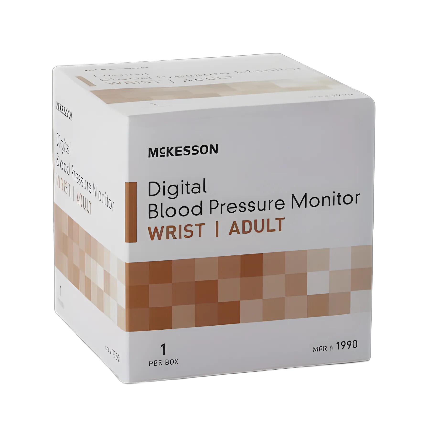 Home Automatic Digital Blood Pressure Monitor McKesson Brand One Size Fits Most Cuff Nylon Cuff Desk Model