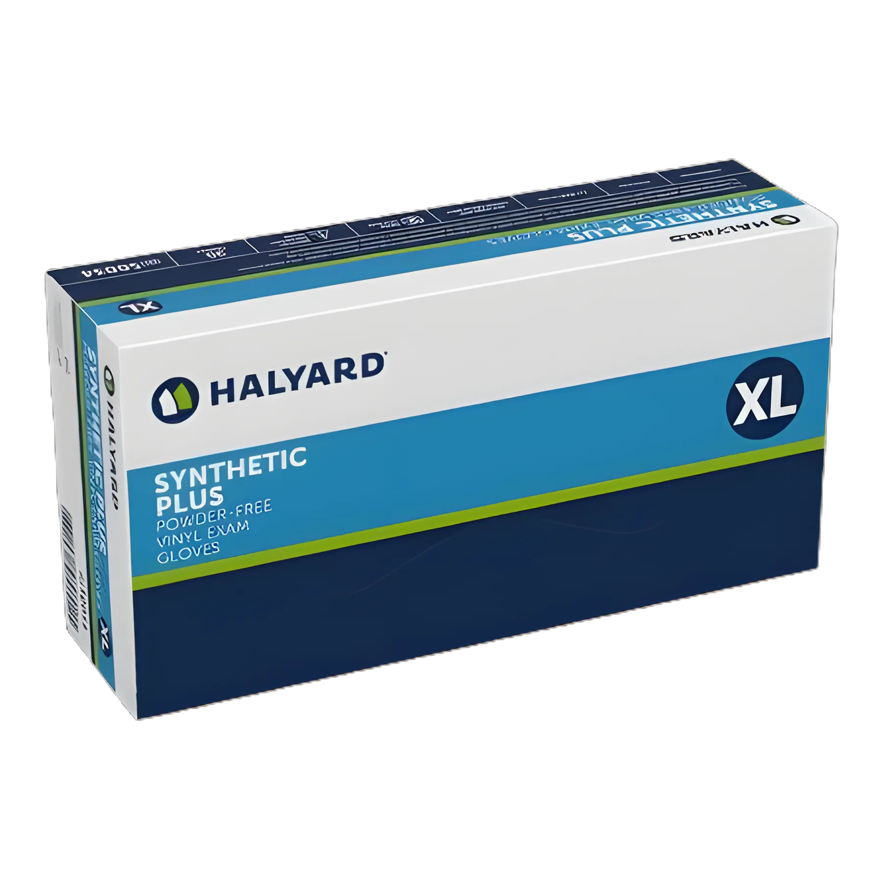 Exam Glove Halyard™ X-Large NonSterile Vinyl Standard Cuff Length Smooth White Not Rated