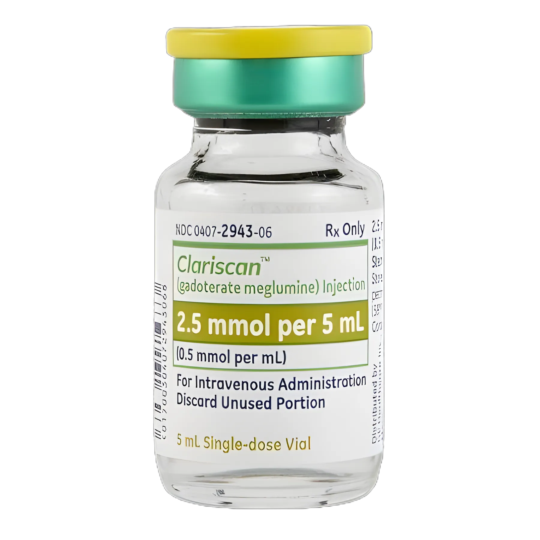 Clariscan™ Gadoterate Meglumine 0.5 mmol/mL Preservative-Free Injection for MRI Contrast