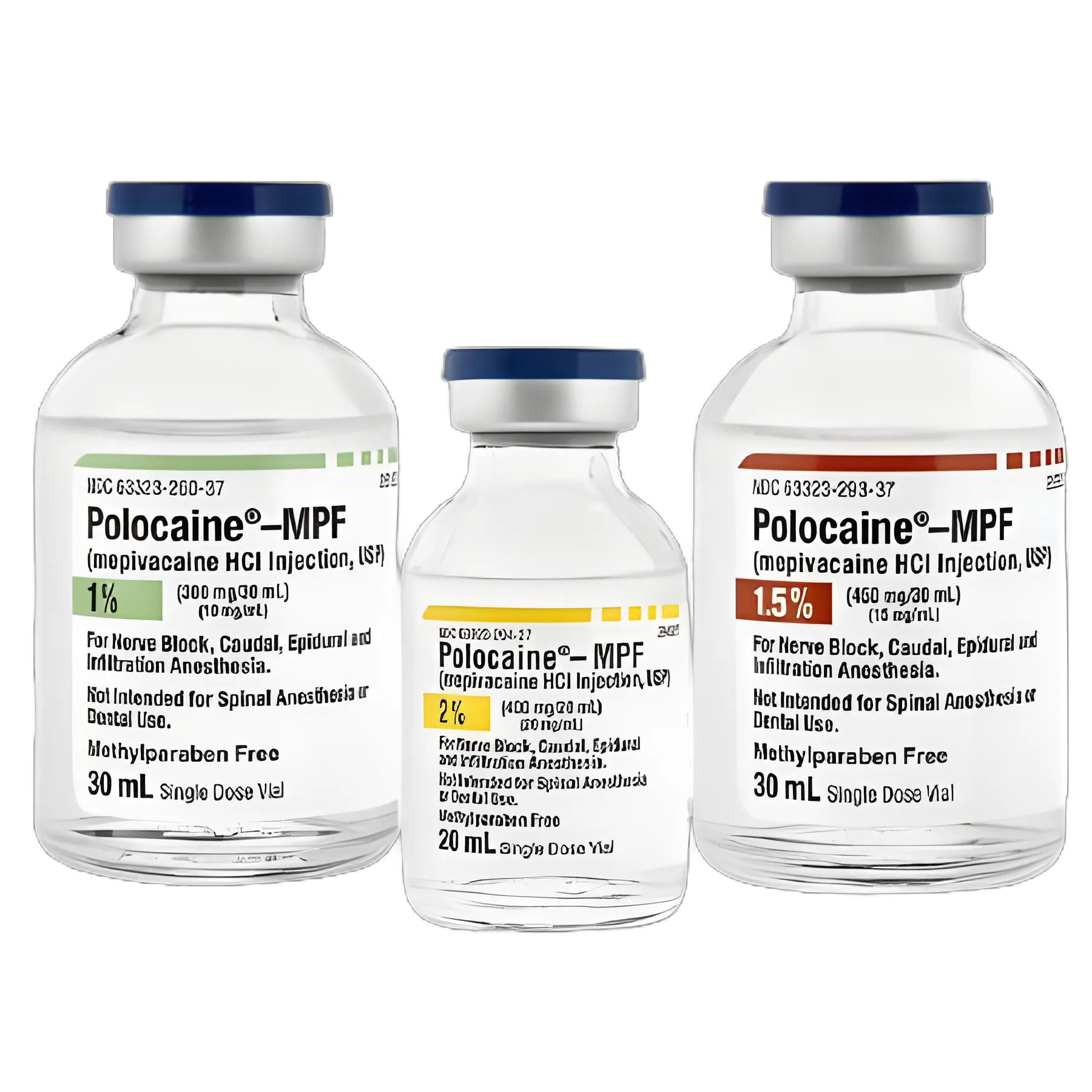 Polocaine®-MPF Mepivacaine HCl Injection 1.5% 30mL - Preservative-Free Local Anesthetic