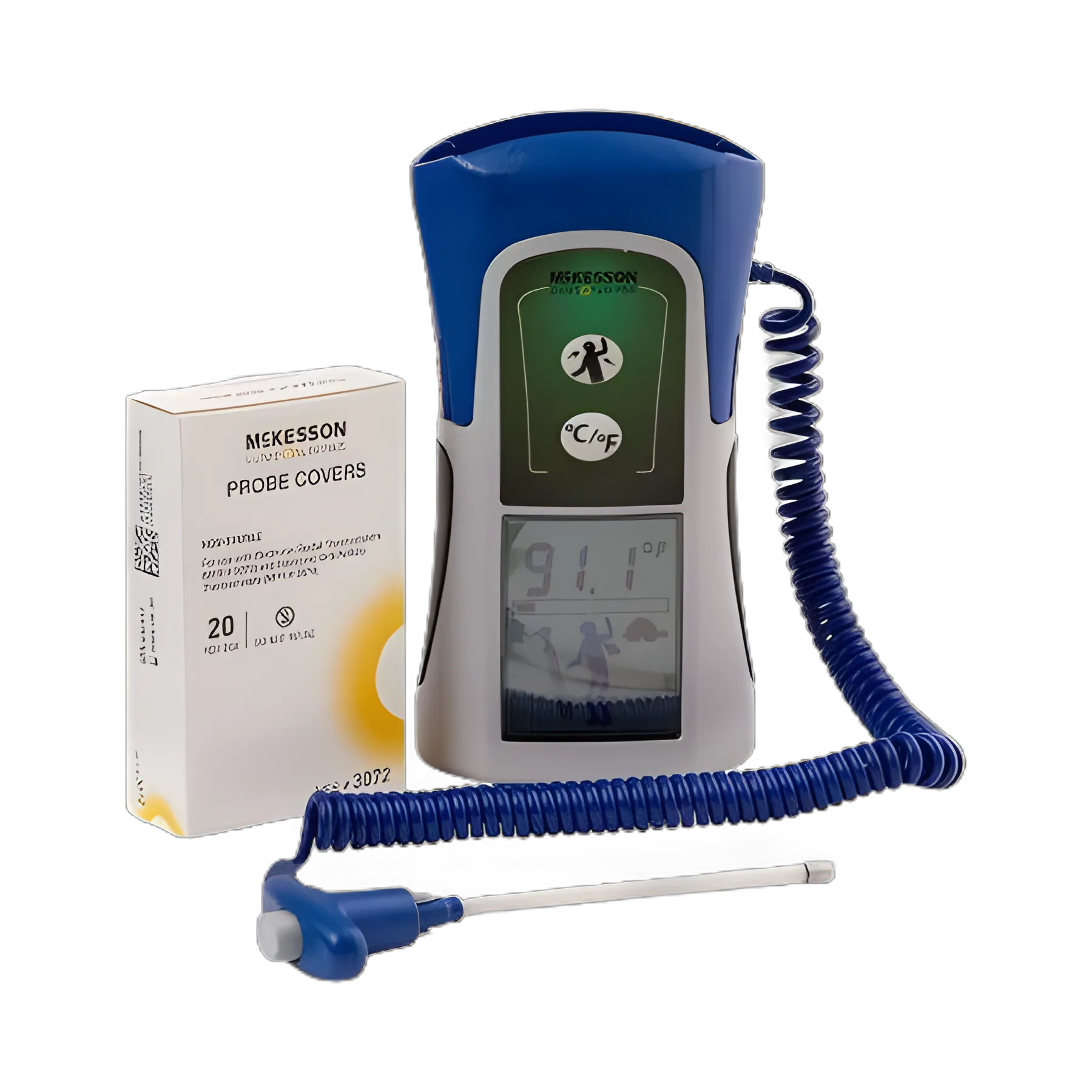 Electronic Probe Thermometer McKesson LUMEON™ Oral / Axillary Probe Handheld