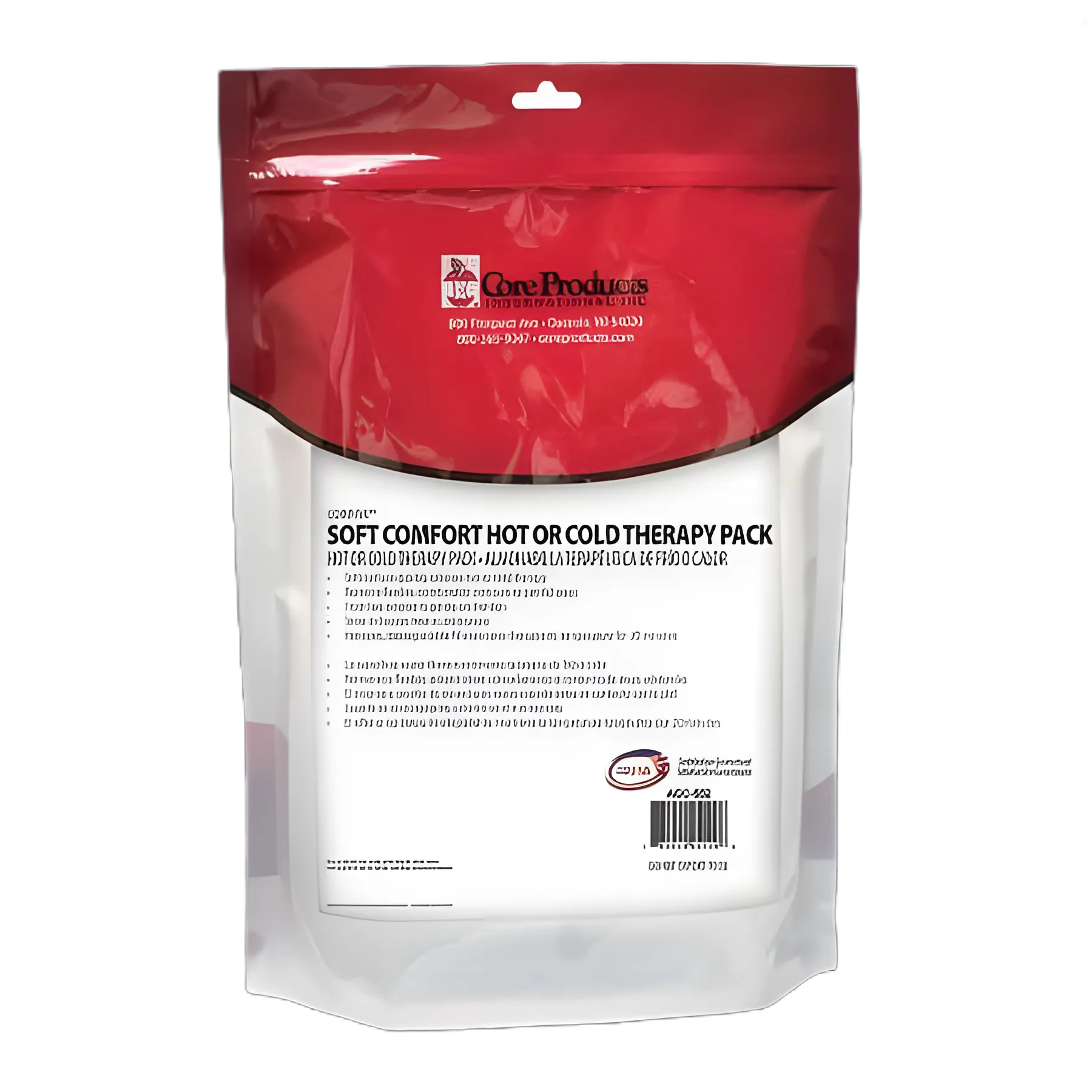 Hot / Cold Pack Soft Comfort CorPak Neck One Size Fits Most 6 X 20 Inch Polyethylene / Polyester / Propylene Glycol / Bentonite Clay / Water Reusable