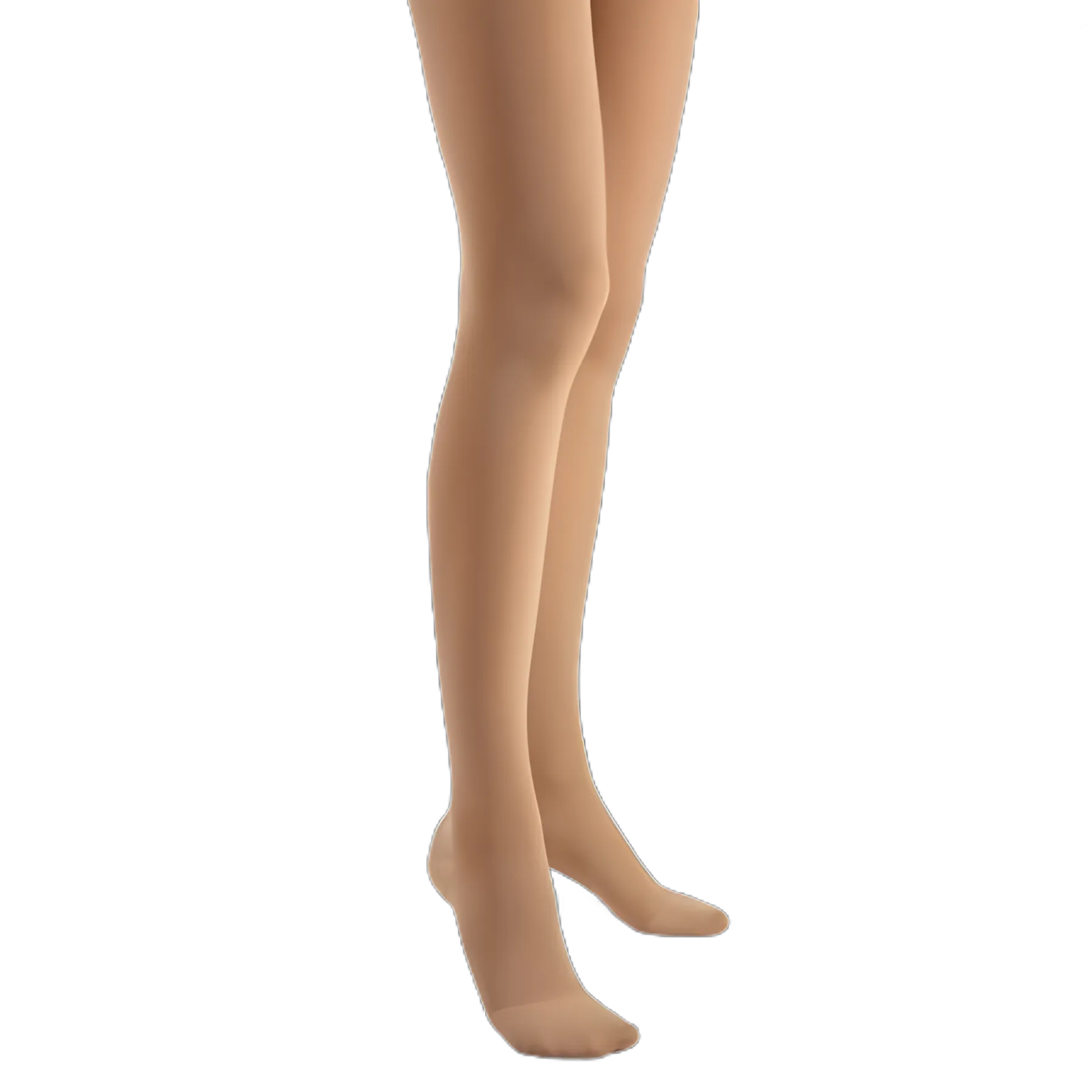 Compression Pantyhose 3M™ Futuro™ Waist High Medium Beige Closed Toe