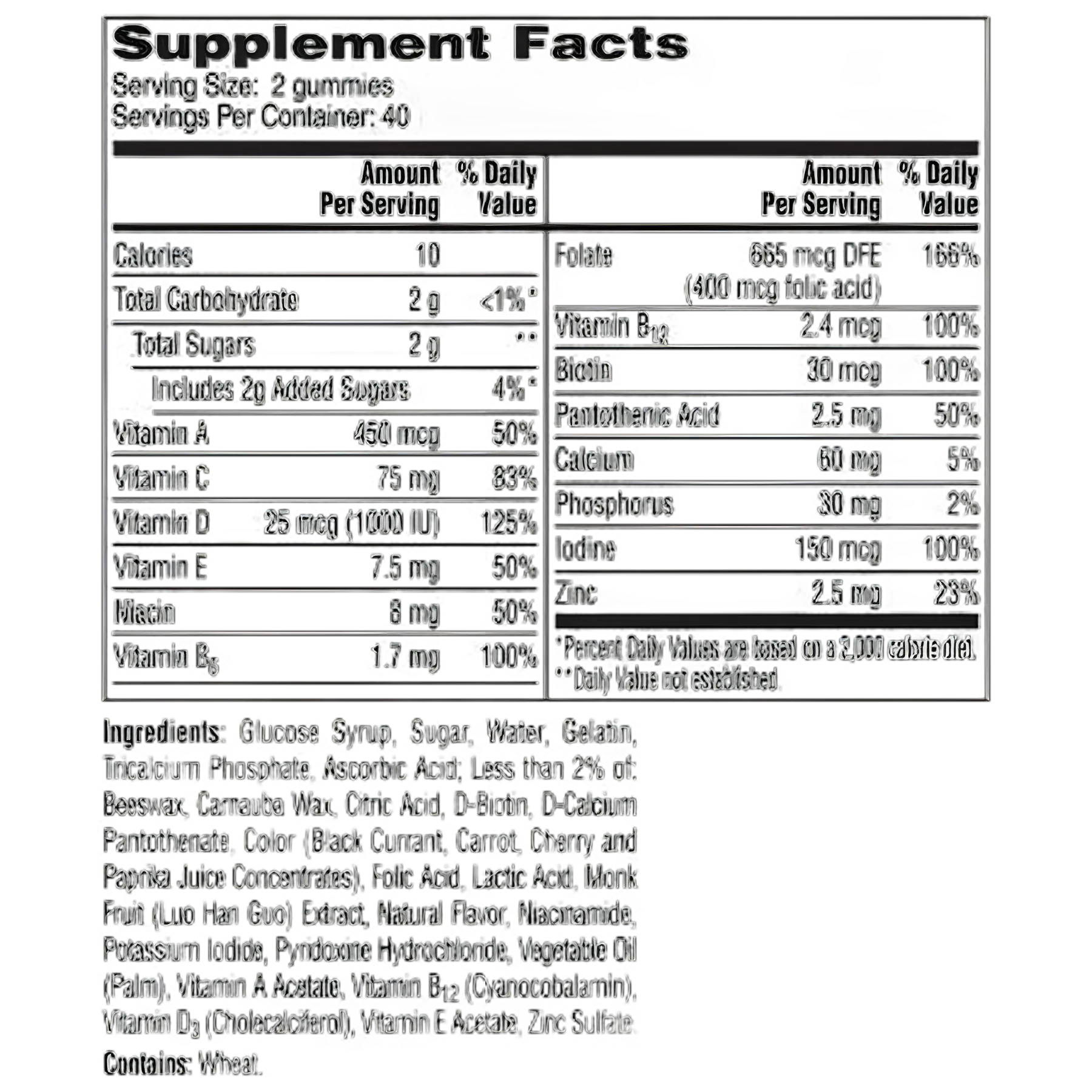 VitaCraves® Women's Multivitamin Gummies - 80ct