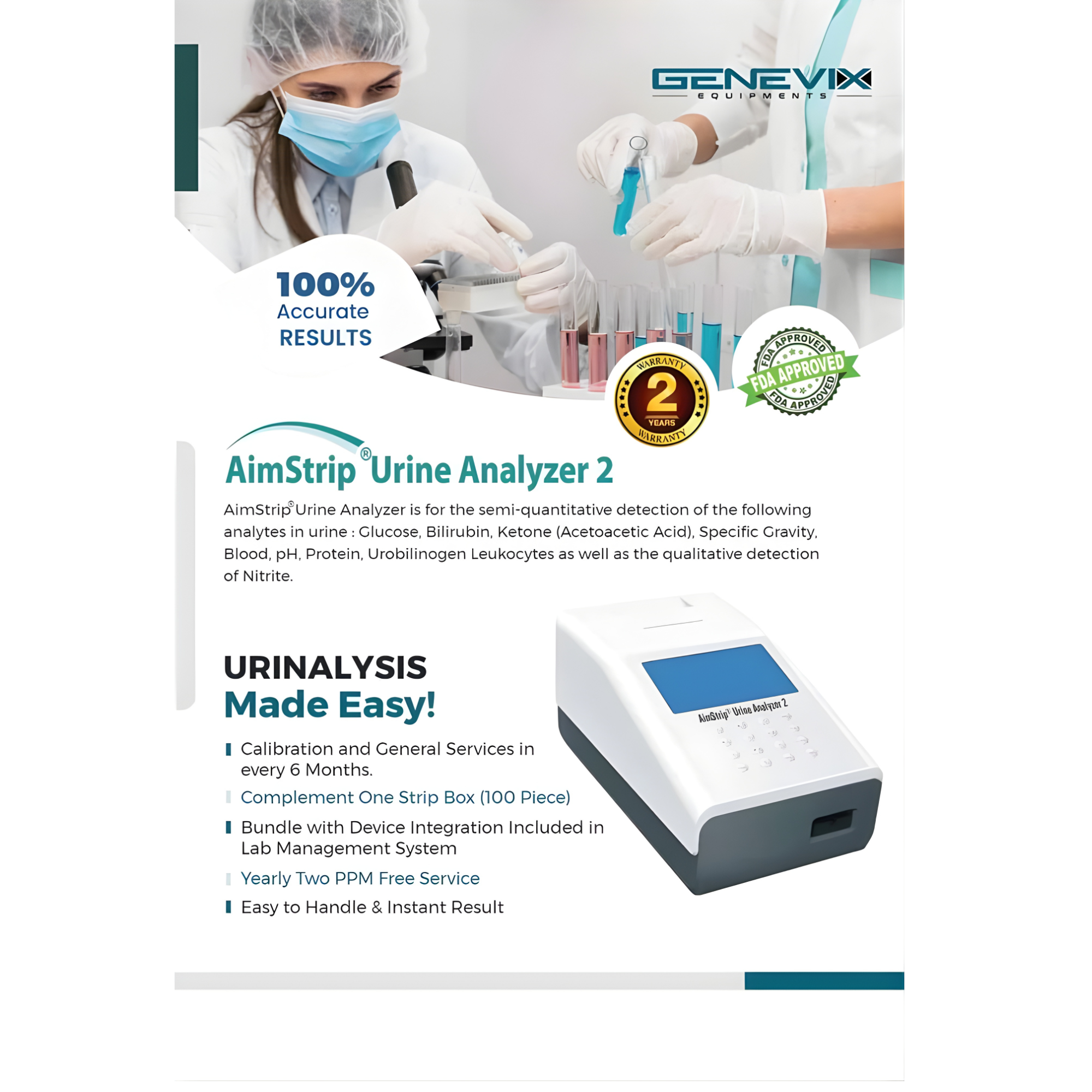 AimStrip Urine Analyzer 2