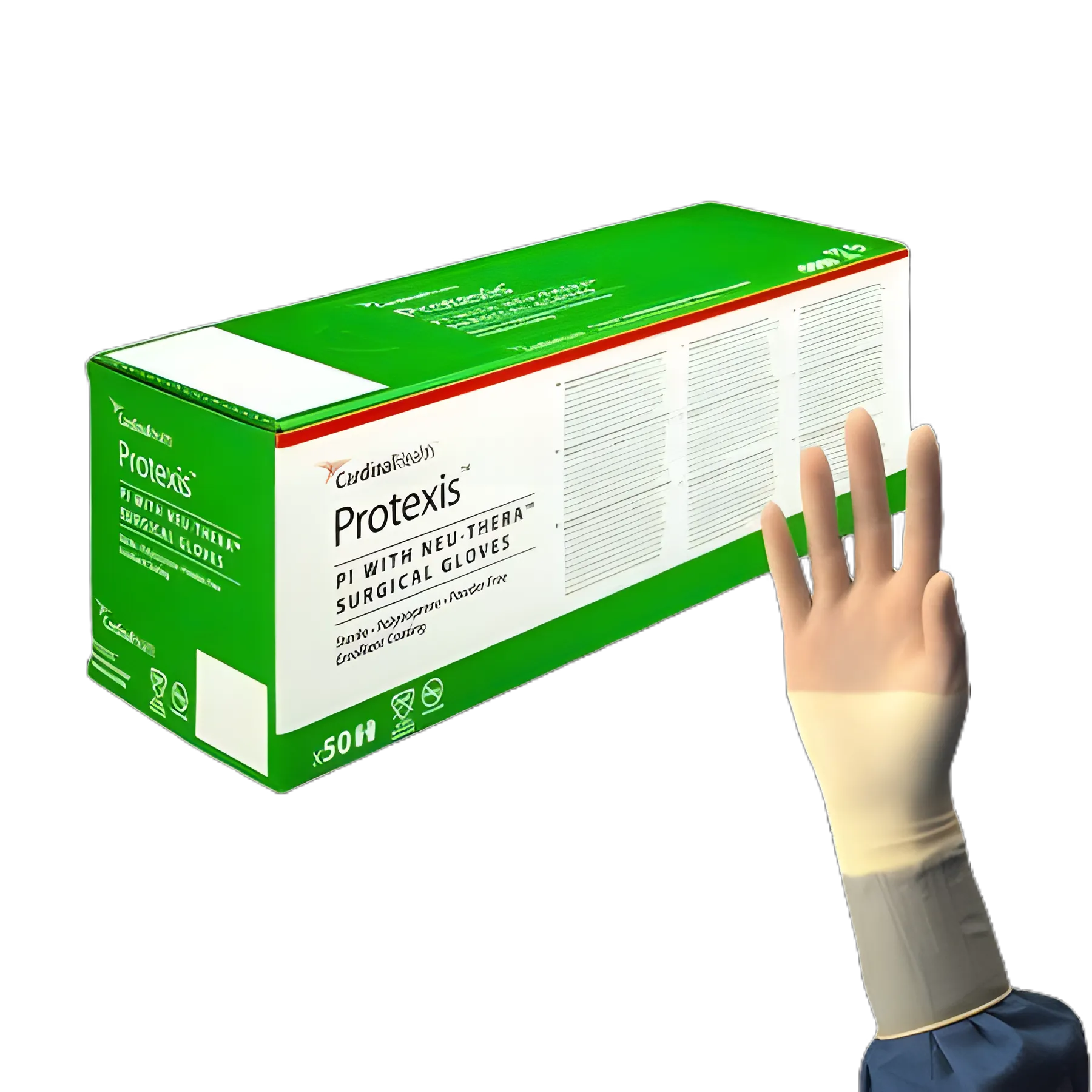 Surgical Glove Protexis™ PI with Neu-Thera® Size 6.5 Sterile Polyisoprene Standard Cuff Length Smooth Ivory Not Chemo Approved