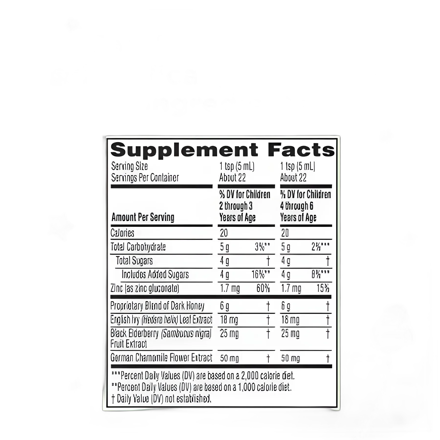 Children's Cold and Cough Relief Zarbee's® Cough Syrup + Mucus 6 g Strength Syrup 4 oz. - 30045066404