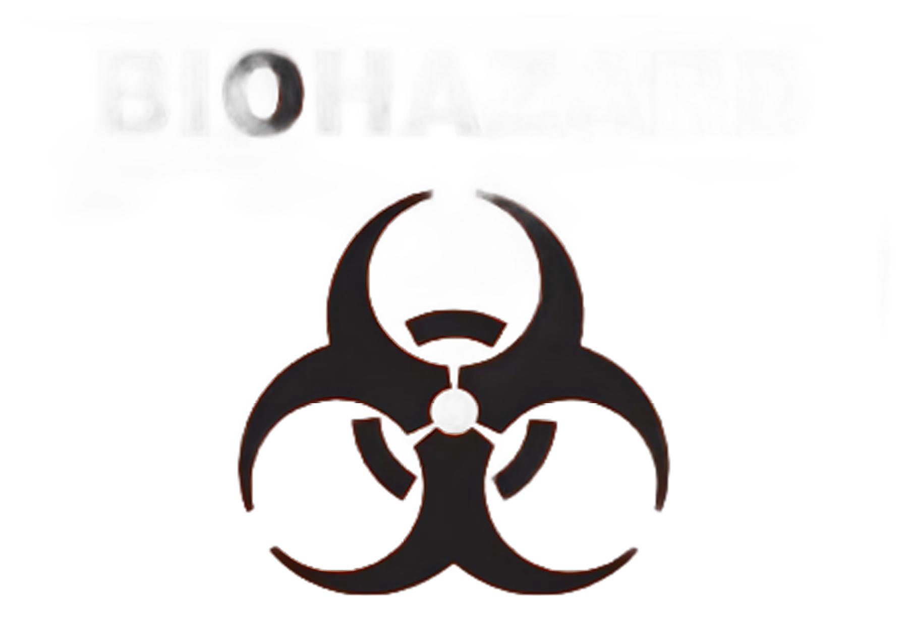 Accuform Biohazard Warning Vinyl Label 3.5x5 in