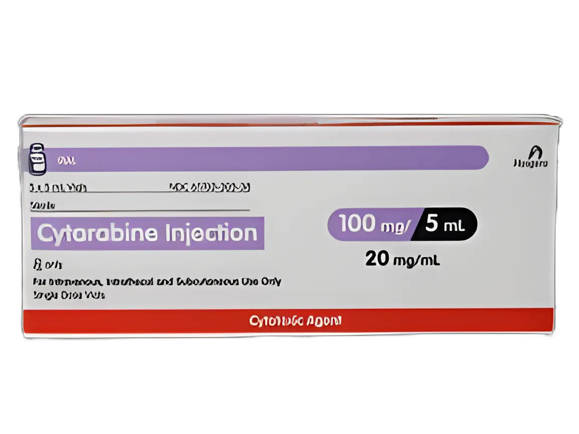 Cytarabine, Preservative Free 20 mg / mL Injection Single-Dose Vial 5 mL
