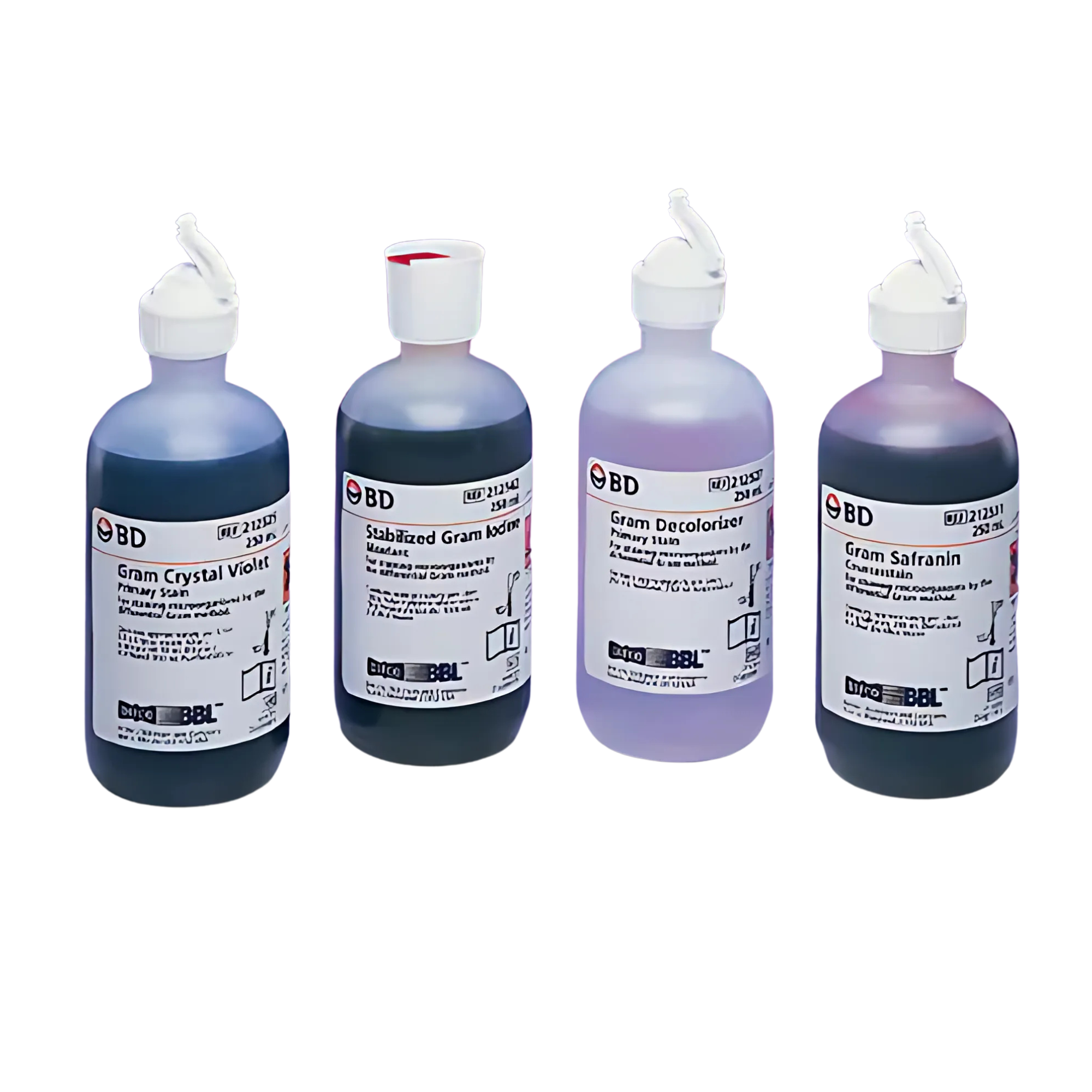 Gram Stain Set BD BBL™ 4 X 250 mL - 212539