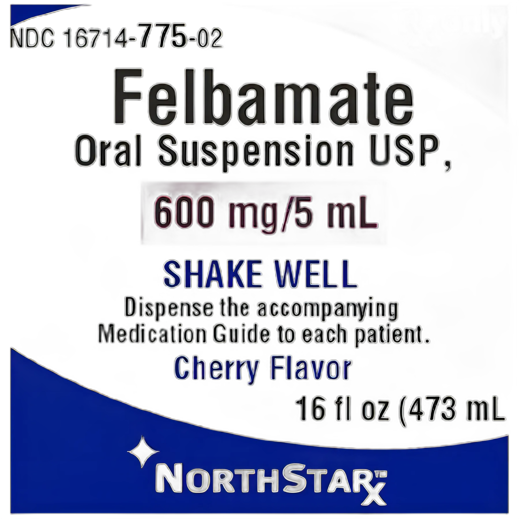 Felbamate 600 mg/5 mL Oral Suspension - Anticonvulsant Medication