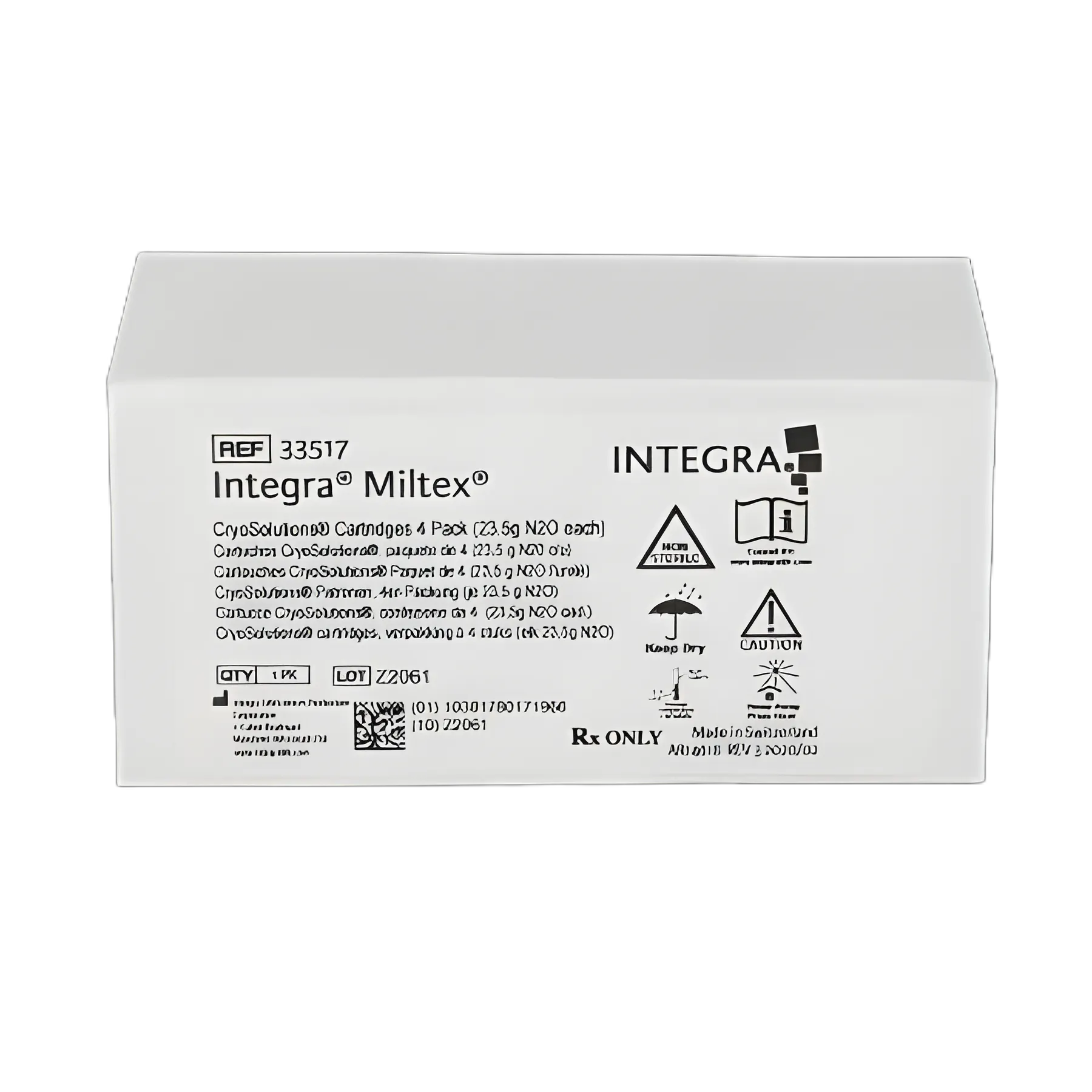 Liquified Nitrous Oxide Cartridge CryoSolutions® 23.5 Gram - 33517