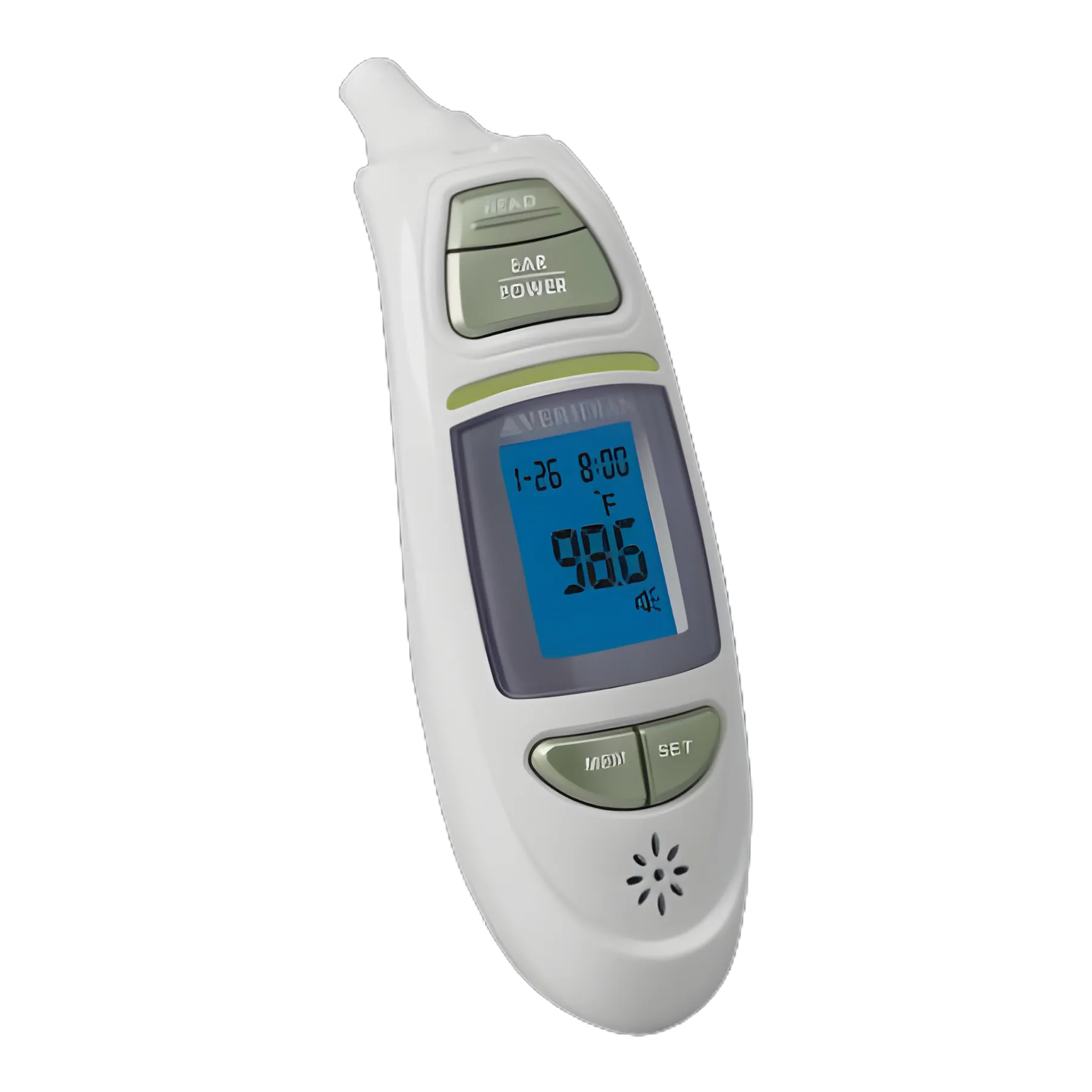 Non-Contact Skin Surface Thermometer Veridian Infrared Skin Probe Handheld - 09-342