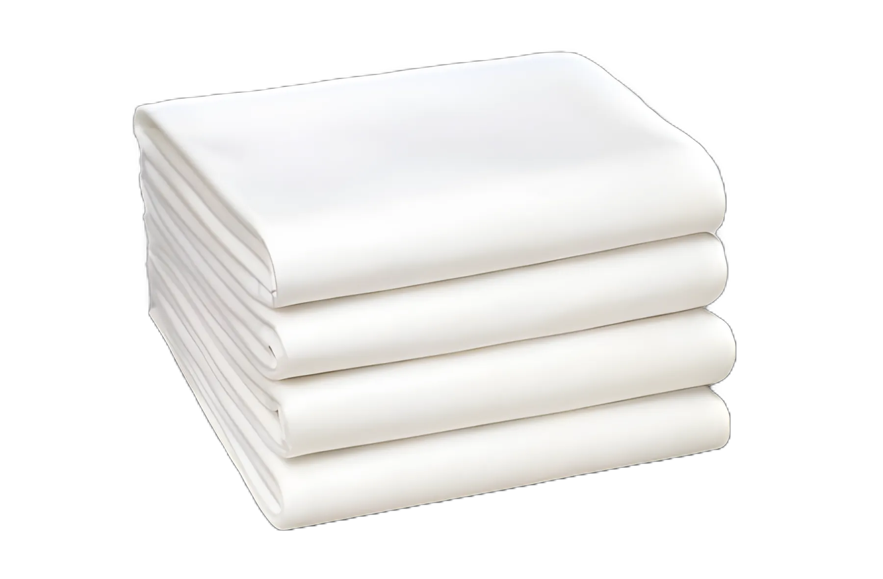 Bed Sheet Draw 54 X 72 Inch White Cotton 55% / Polyester 45% Reusable - 03941401